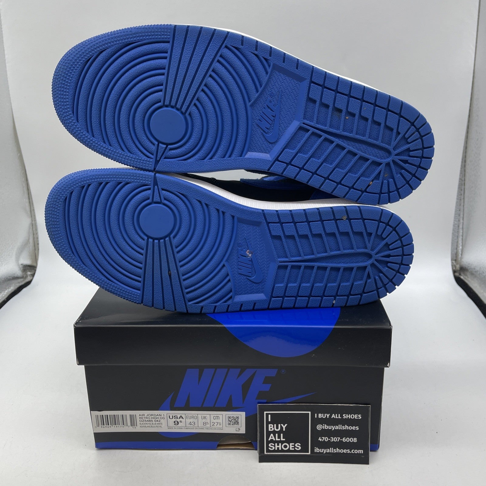 Size 9.5 - Air Jordan 1 Retro OG High Royal Reimagined (DZ5485-042)