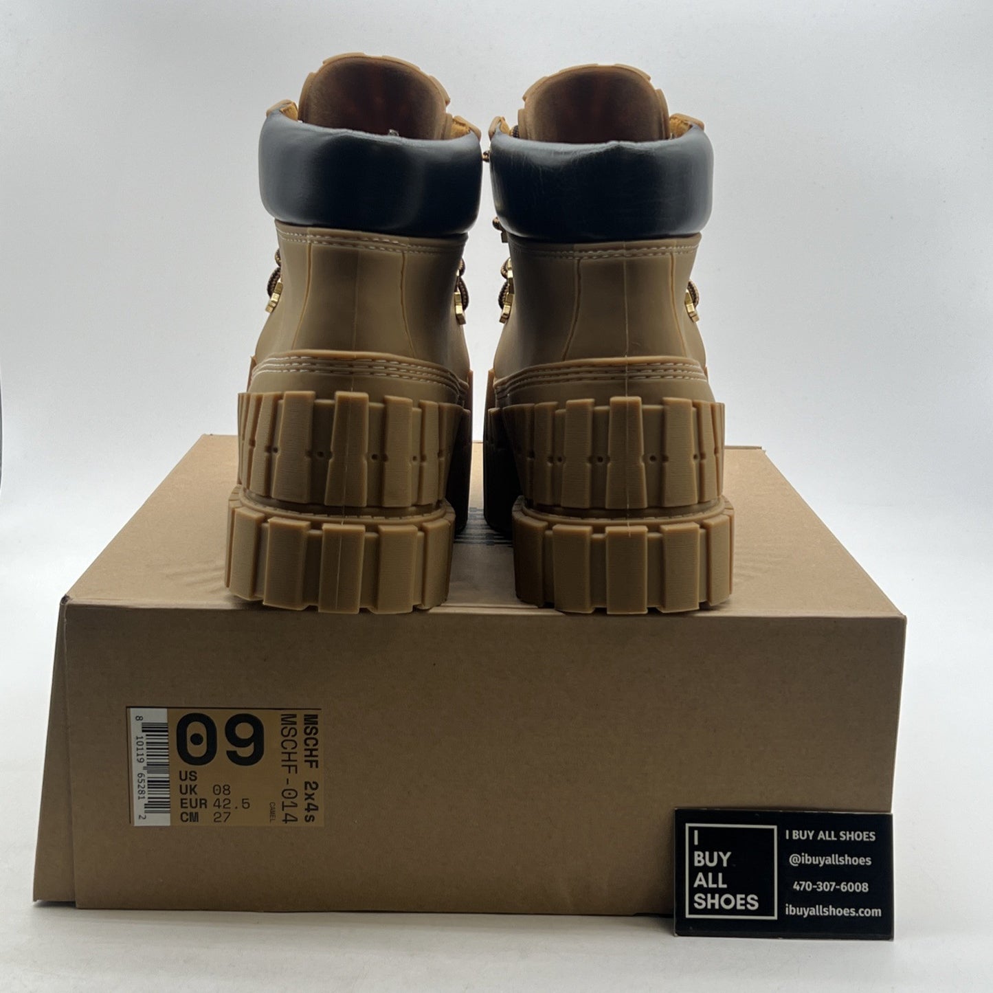 Size 9 - MSCHF 2x4 Timberland Boots Big Red Boots