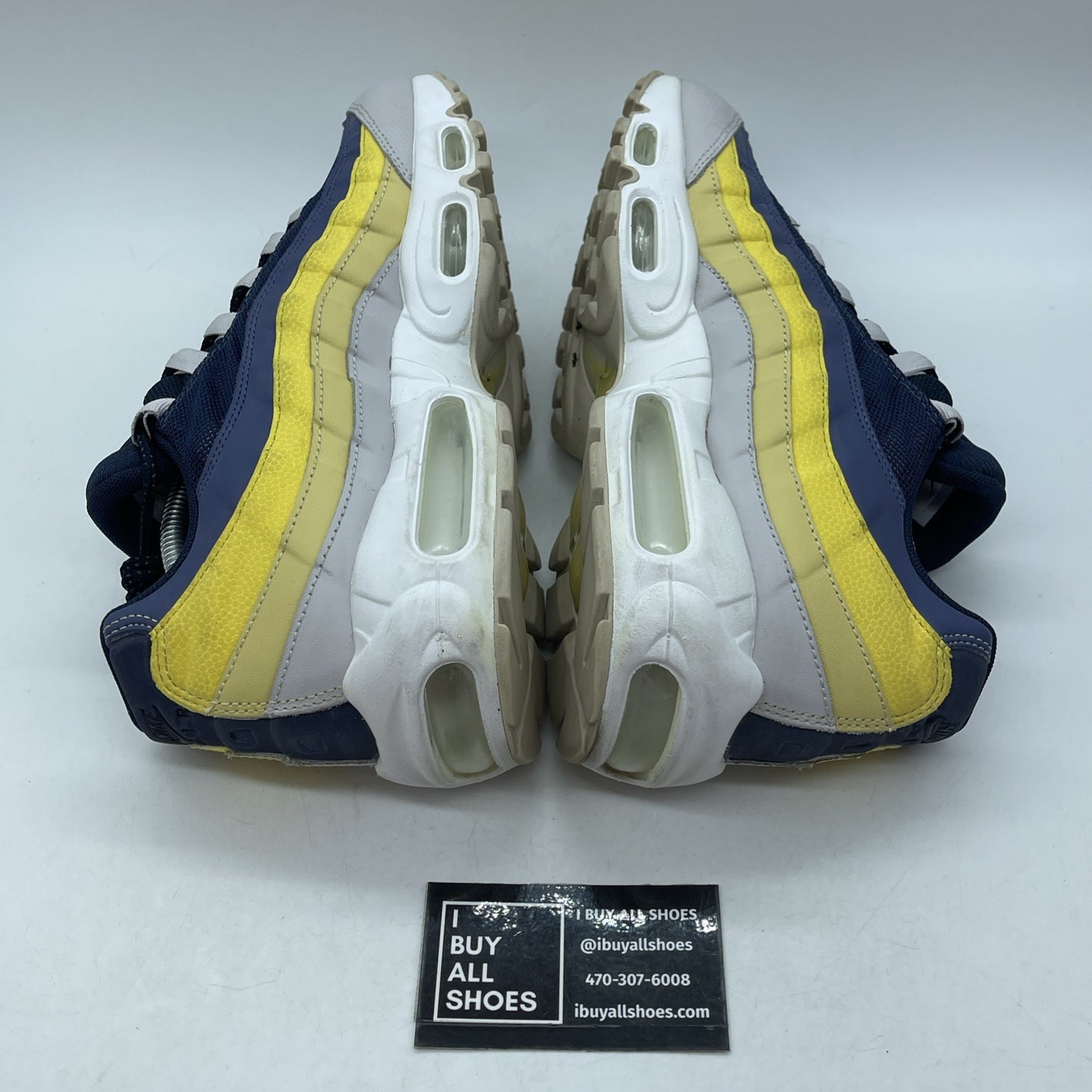 Size 10.5 - Nike Air Max 95 Essential Lemon Wash Suede Leather (749766-107)
