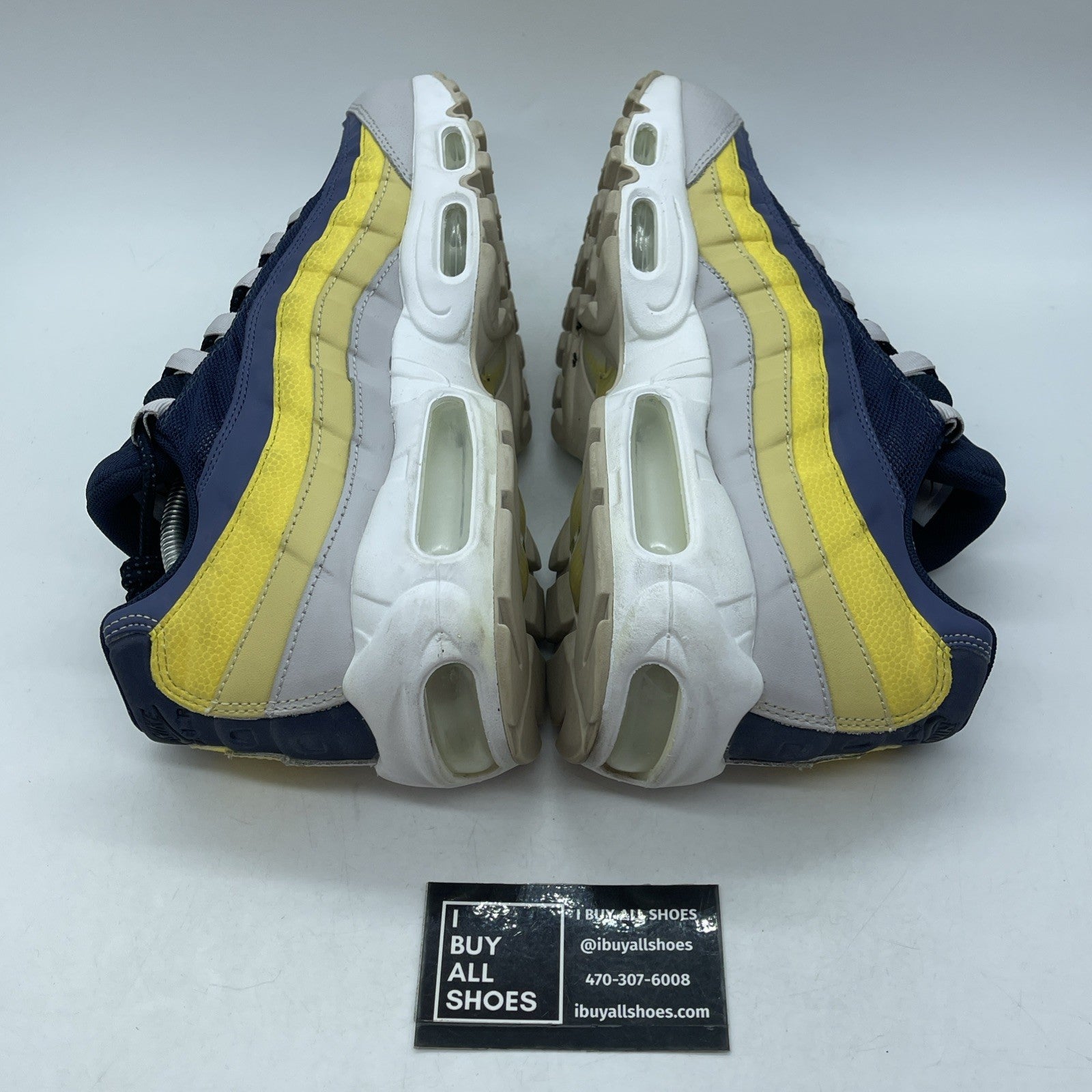 Size 10.5 - Nike Air Max 95 Essential Lemon Wash Suede Leather (749766-107)