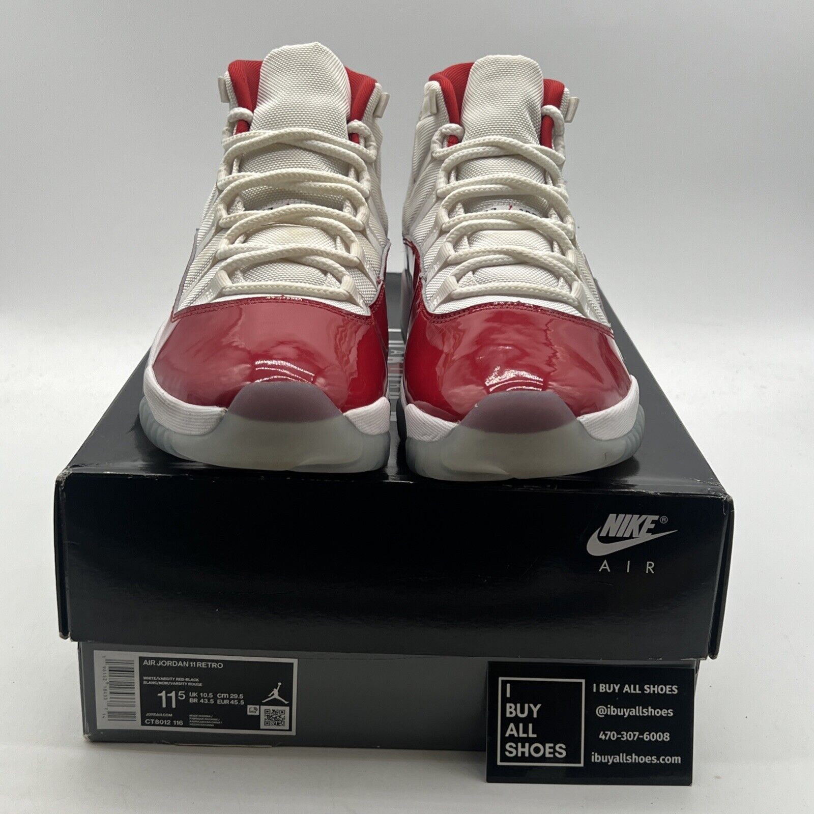 Size 11.5 - Air Jordan 11 Retro High Cherry (CT8012-116)