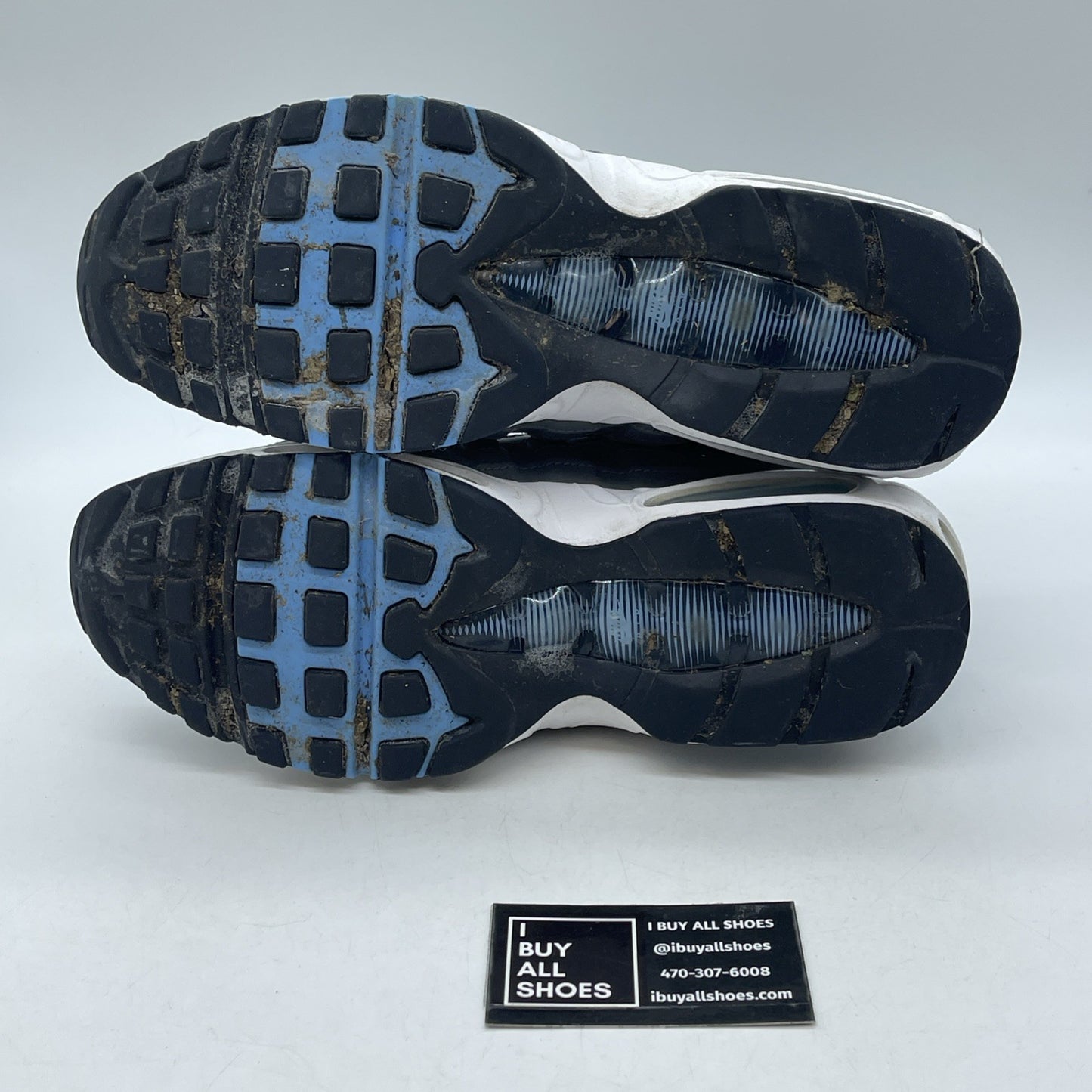 Size 9.5 - Nike Air Max 95 Cool Grey University Blue White (DM0011-003)
