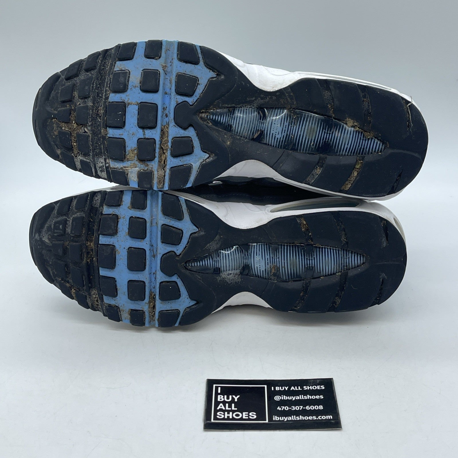 Size 9.5 - Nike Air Max 95 Cool Grey University Blue White (DM0011-003)