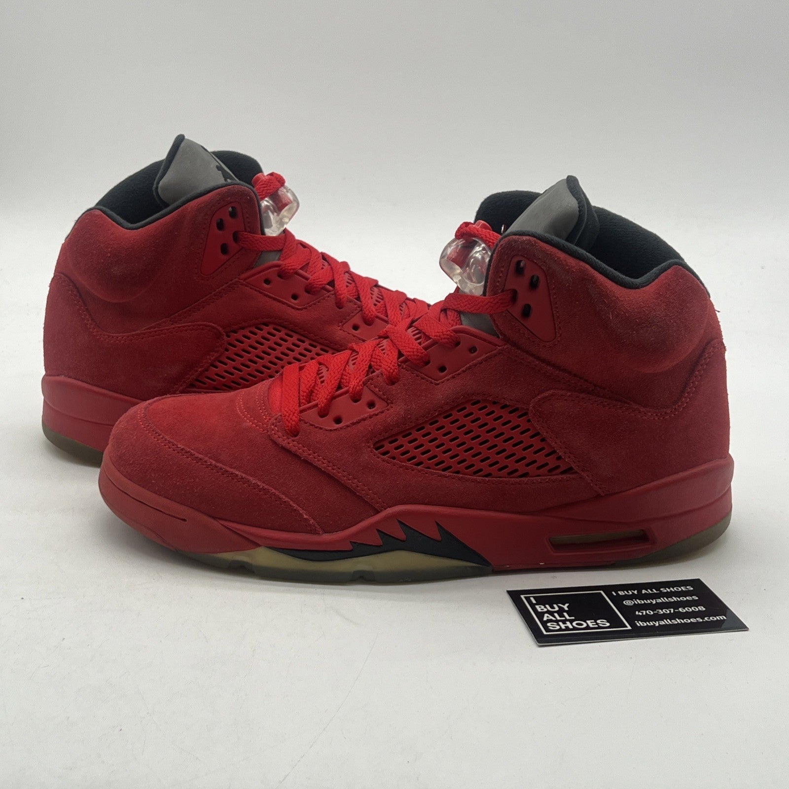 Size 10.5 - Air Jordan 5 Retro Red Suede (136027-602)