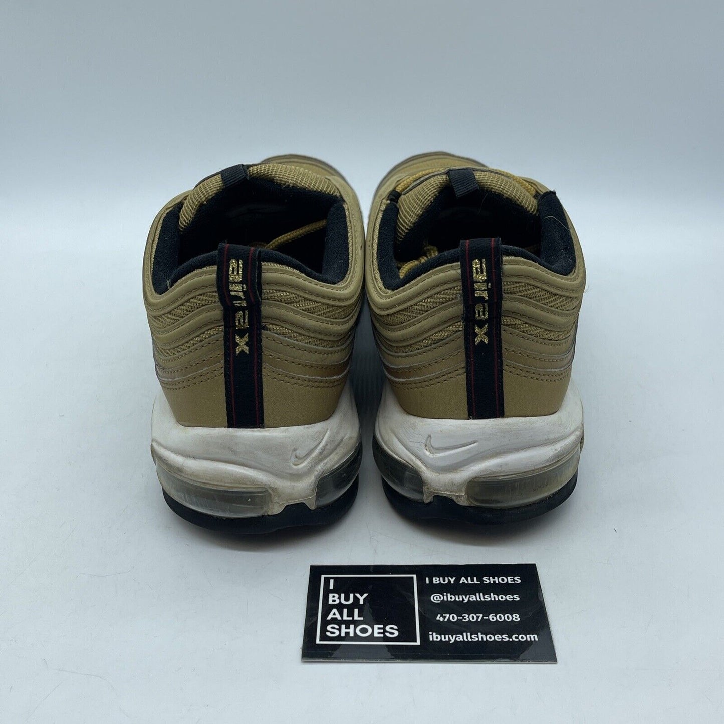 Size 12 - Nike Air Max 97 OG QS Metallic Gold Suede Leather (884421-700)