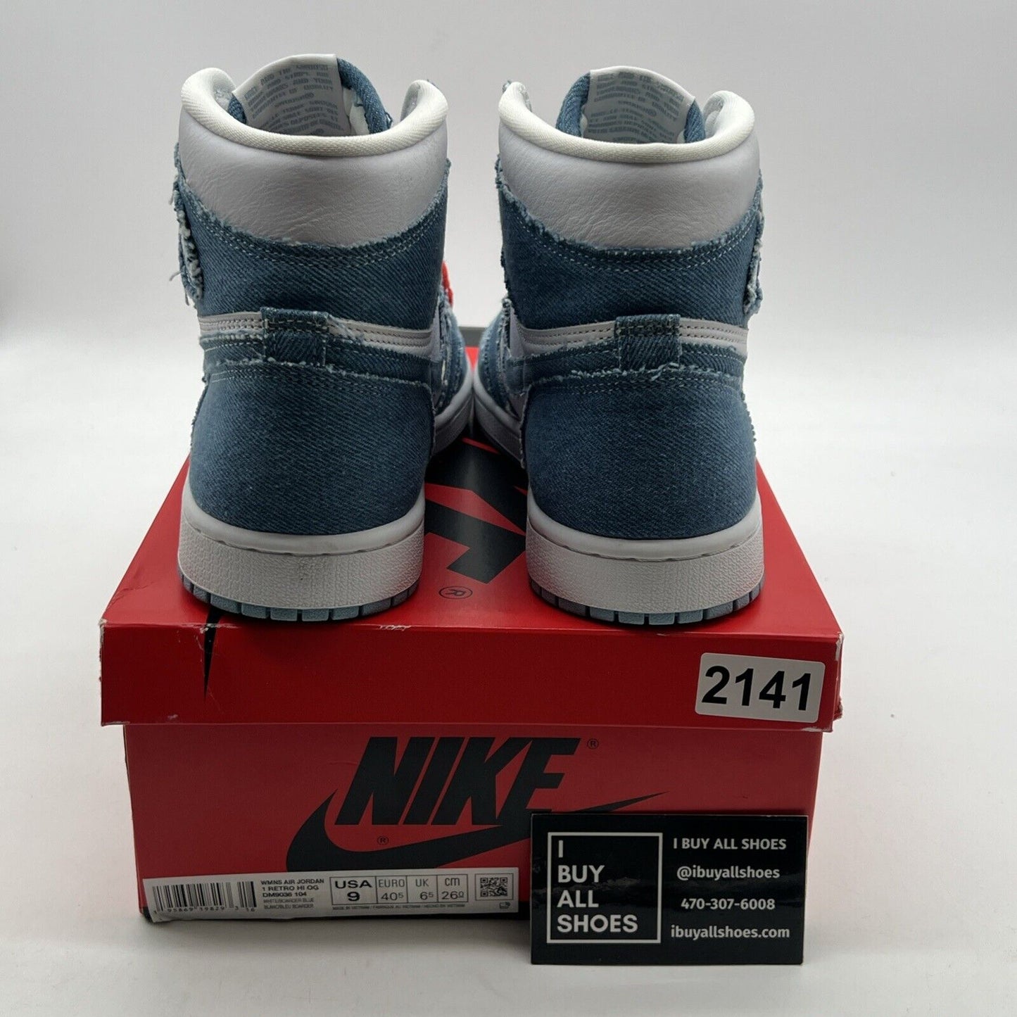Size 9 - Air Jordan 1 High OG Denim 2022 (DM9036-104)