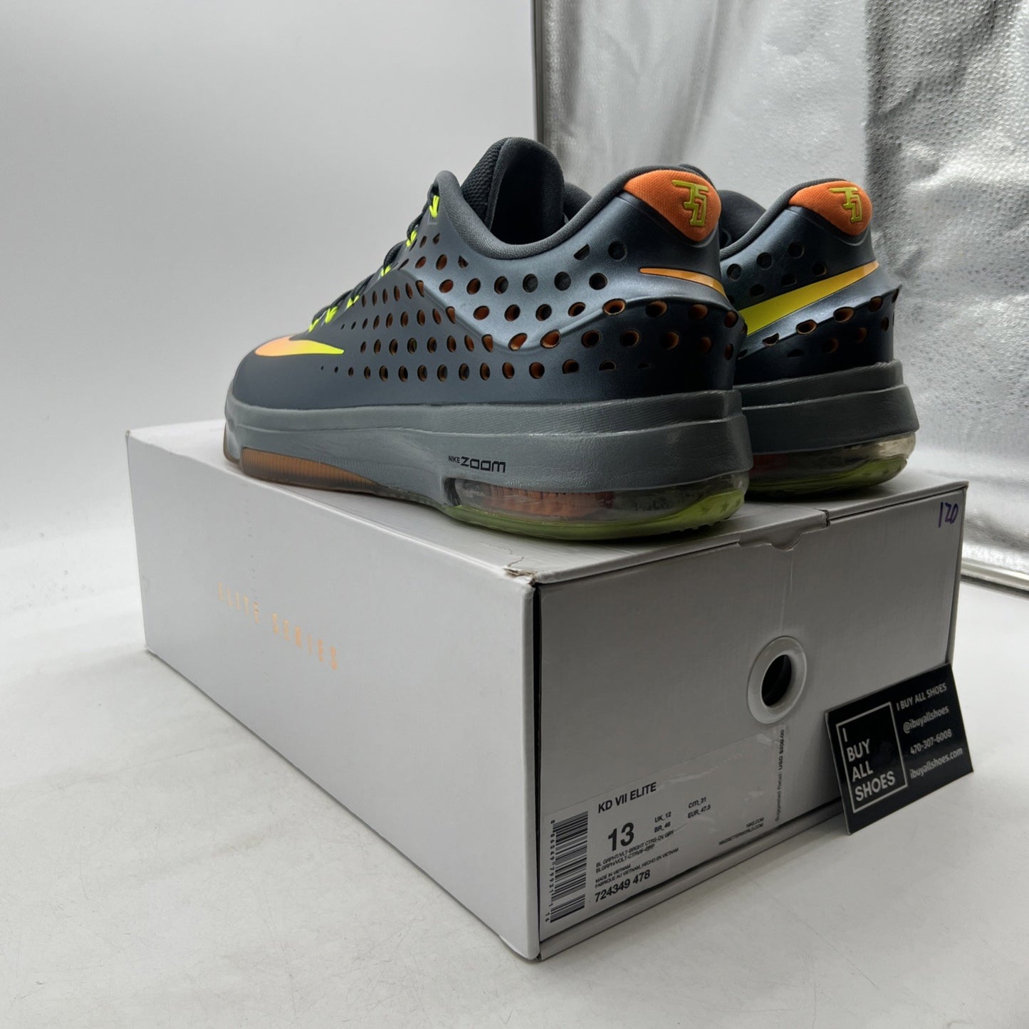 Size 13 - Nike KD 7 Elite Team - (724349-478)