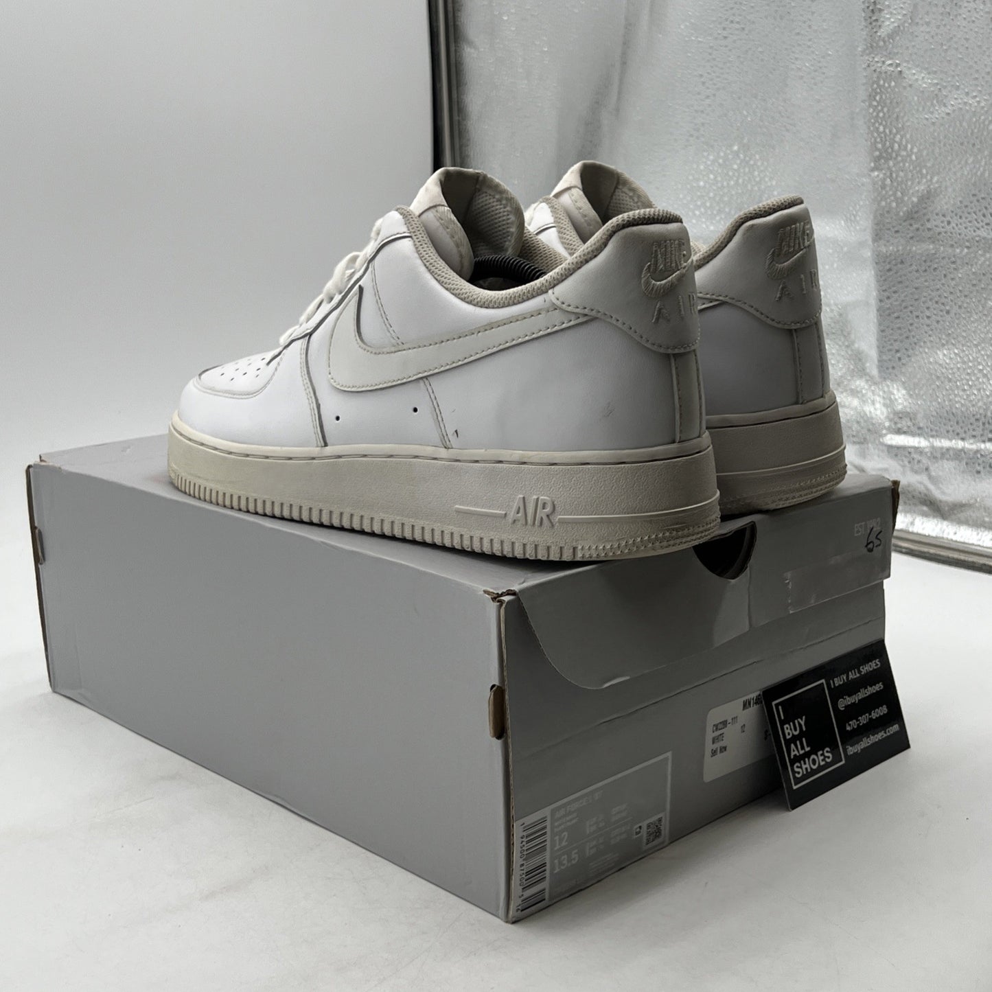 Size 12 - Nike Air Force 1 '07 Low Triple White (CW2288-111)