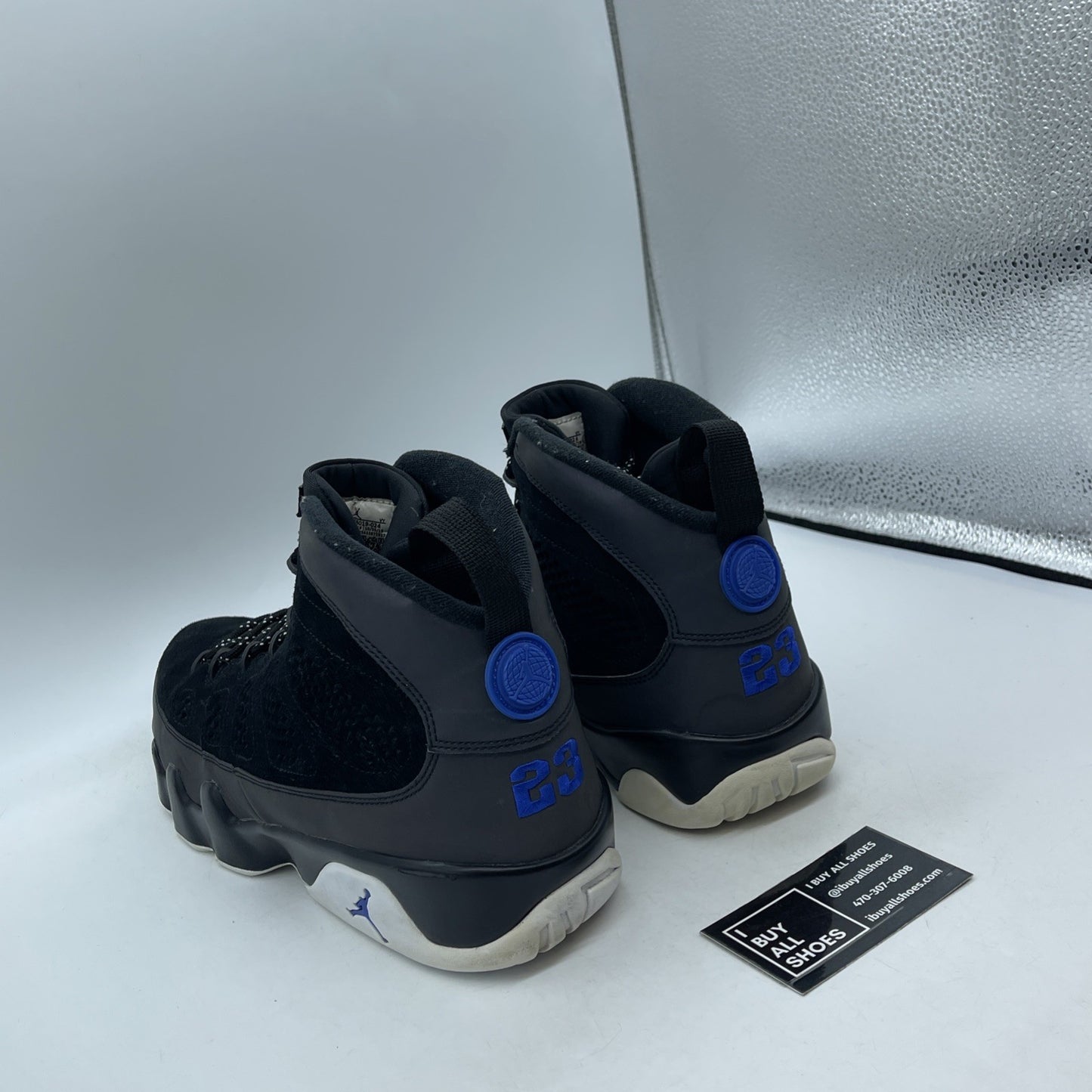 Size 12 - Air Jordan 9 Retro Racer Blue Grey Black Suede (CT8019-024)