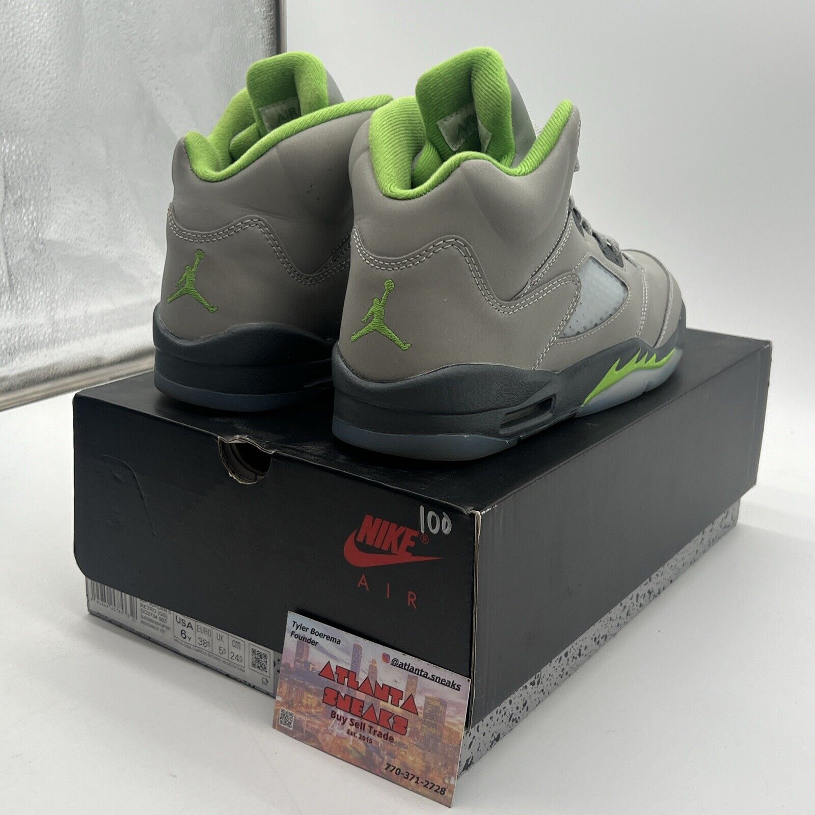 Size 6 (GS) - Jordan 5 Retro 2022 Mid Green Bean