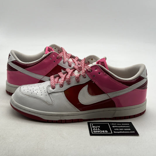 Size 11W - Nike Dunk Low Valentine’s Day White Pink EUC 2007 (917813-114)