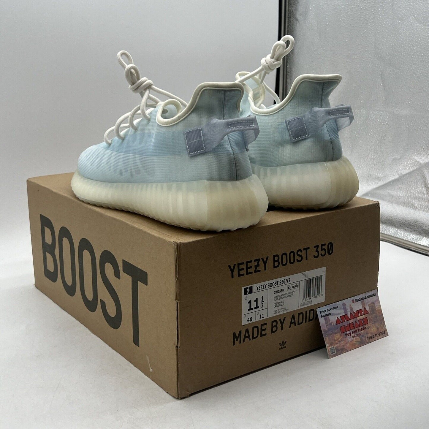 Size 11.5 - adidas Yeezy Boost 350 V2 Mono Ice (GW2869)
