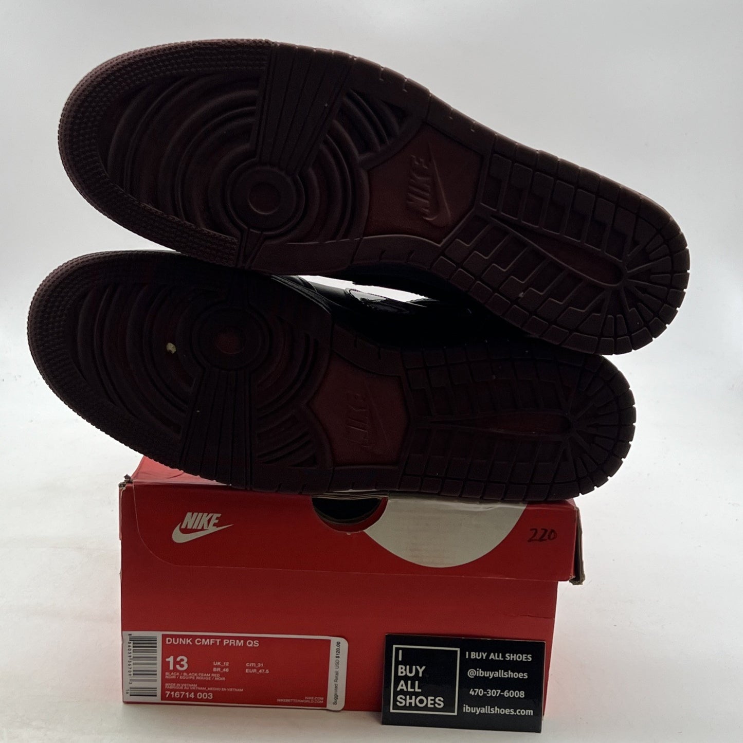 Size 13 - Nike Dunk CMFT PRM QS Coffin (716714-003)