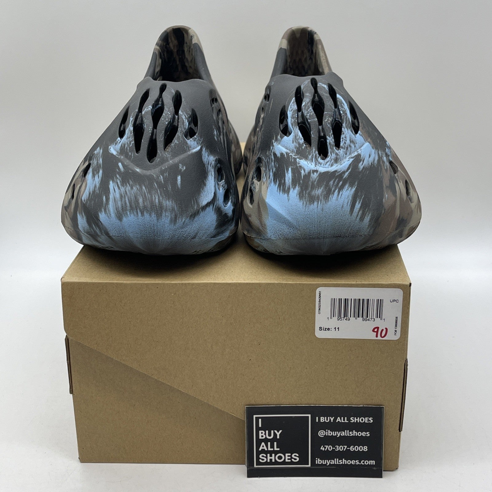 Size 11 - Foam Runner Mx Cinder Black Brown Blue Rubber (ID4126)