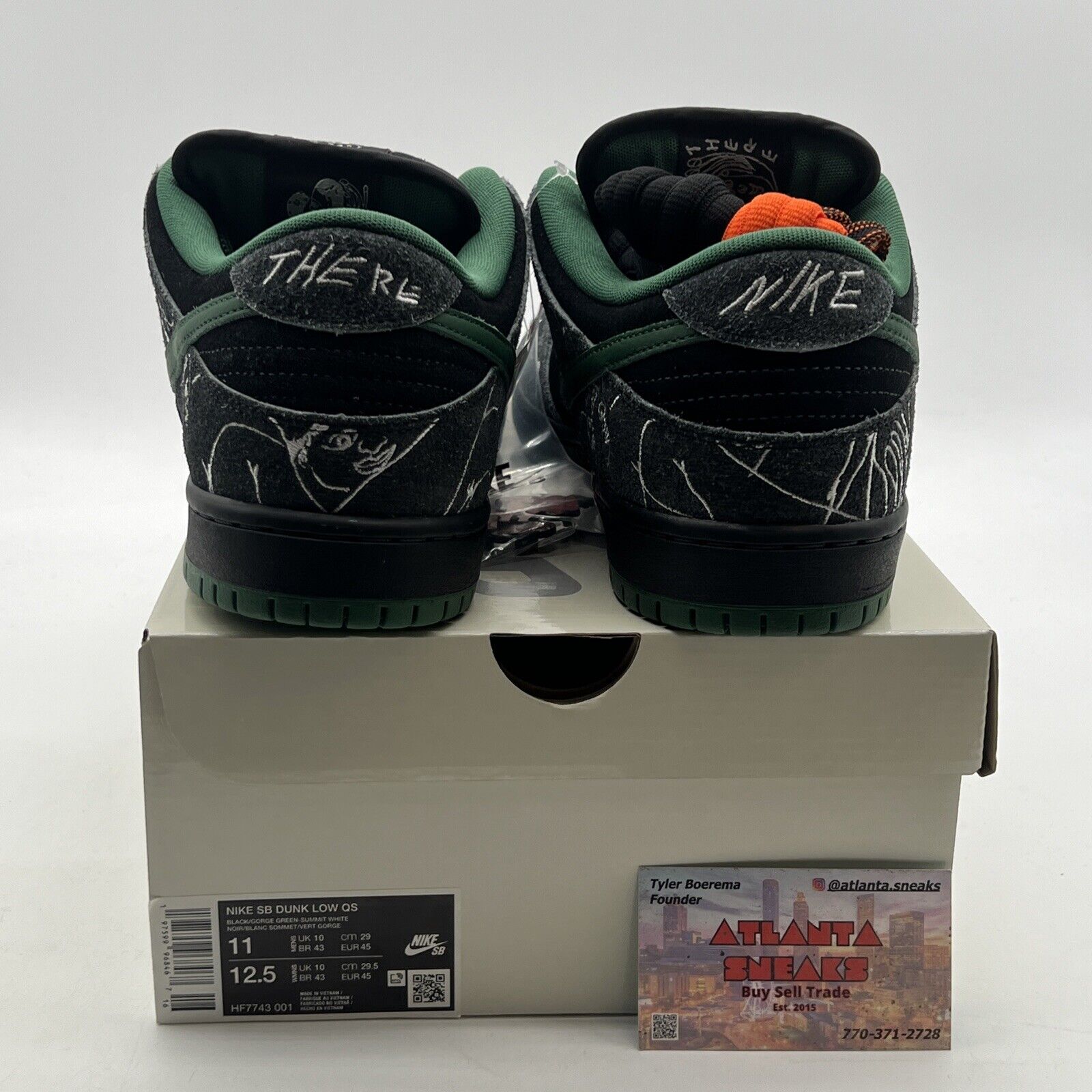 Size 11 - Nike THERE Skateboards x Dunk SB Low Ultra Humanized (HF7743-001)