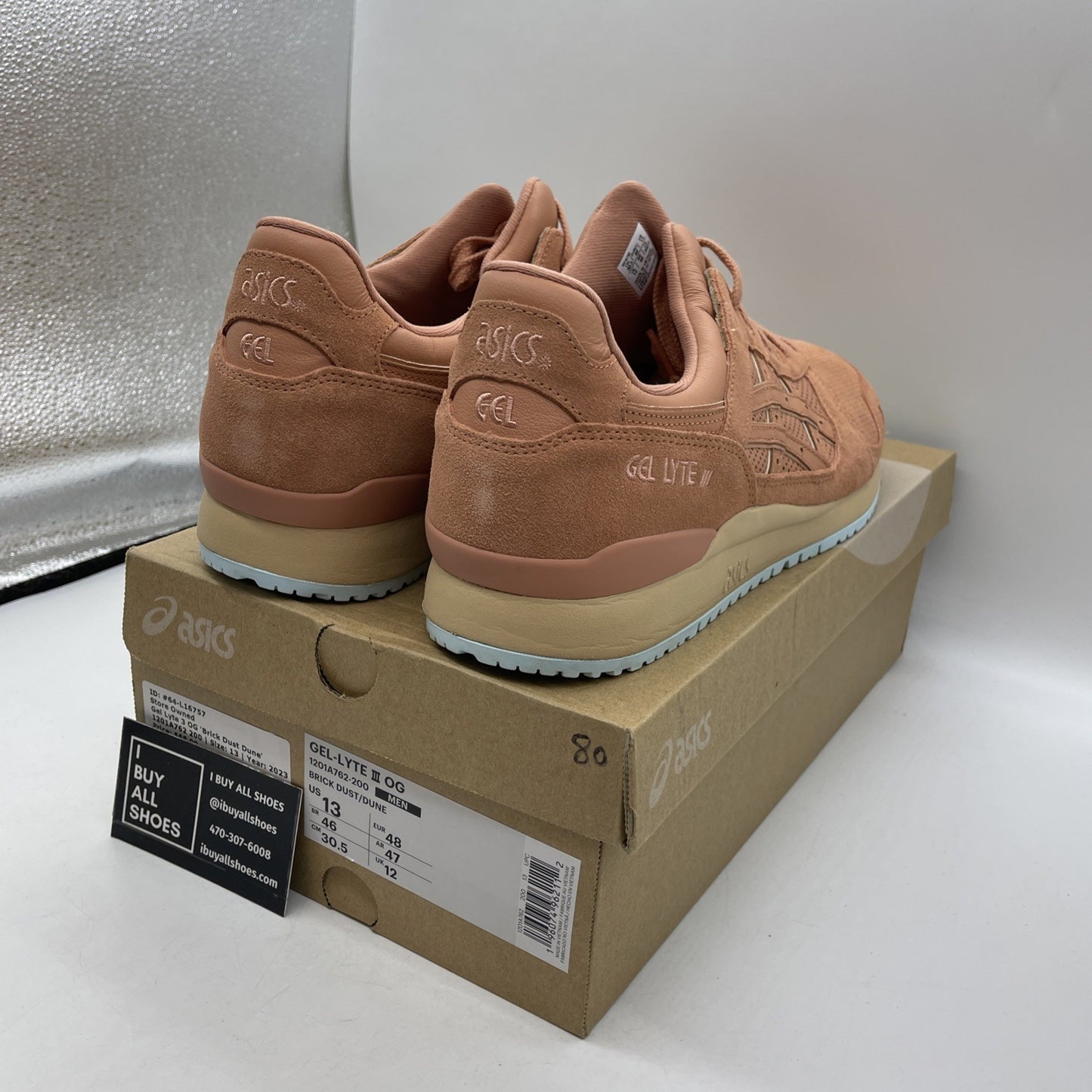 Size 13 - ASICS Gel Lyte 3 OG Brick Dust Dune (1201A762-200)