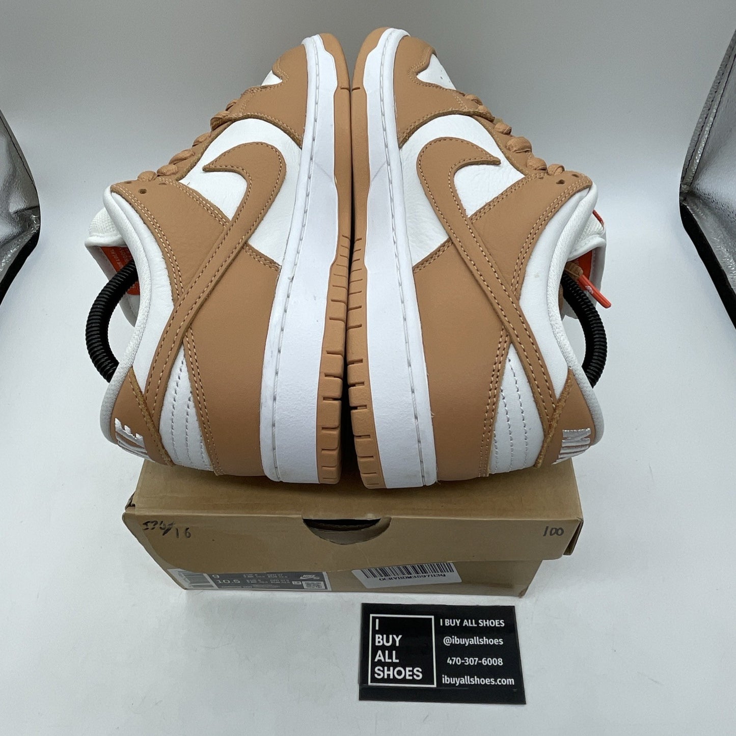Size 9 - Nike Dunk Pro ISO SB Low Light Cognac