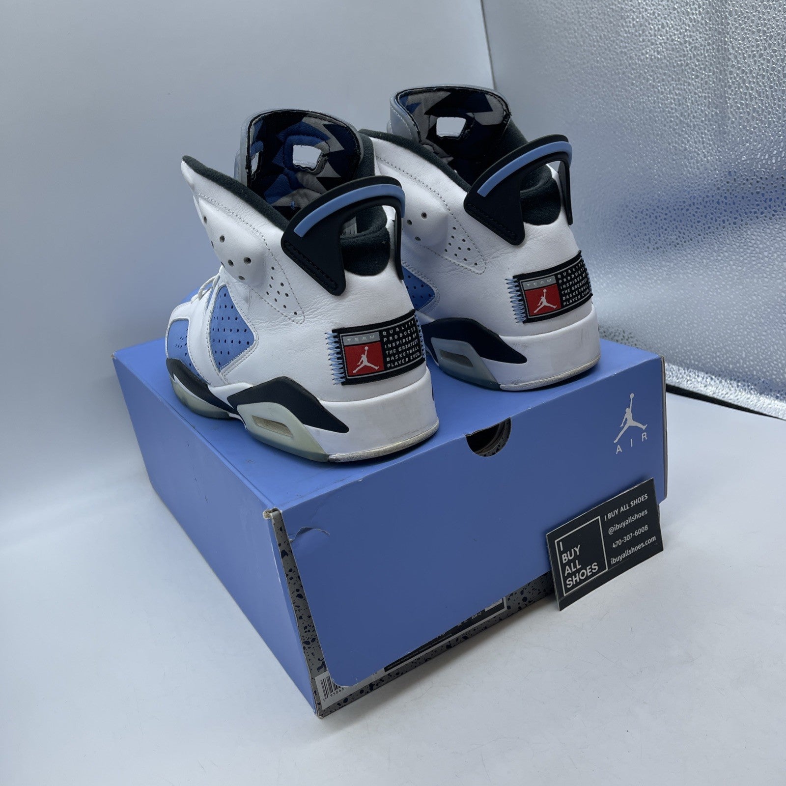 Size 8 - Jordan 6 Retro Mid UNC Home