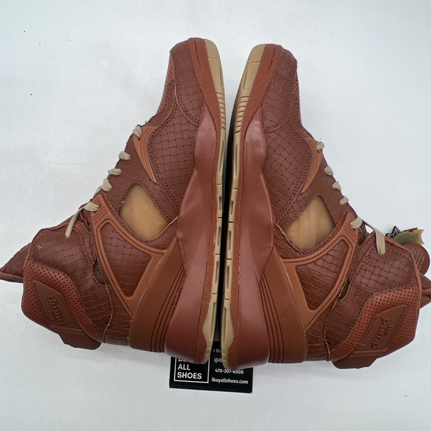 Size 9.5 - Reebok The Pump Certified x Social Status Brown Orange woven NWB