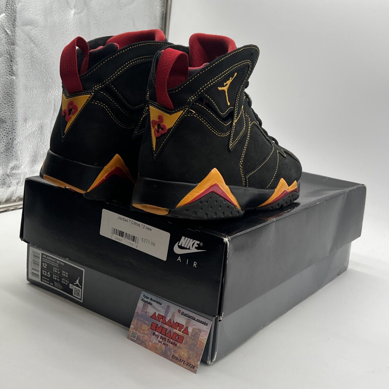 Size 12 - Air Jordan 7 Retro Citrus (CU9307-081)