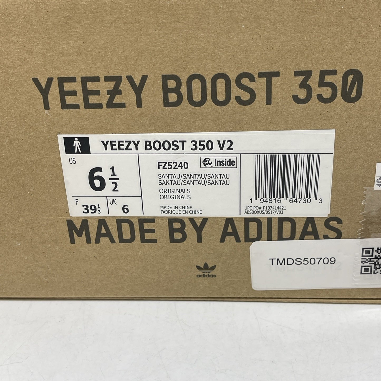 Size 6.5 - Yeezy Boost 350 V2 Sand Taupe Green Orange Suede (FZ5240)