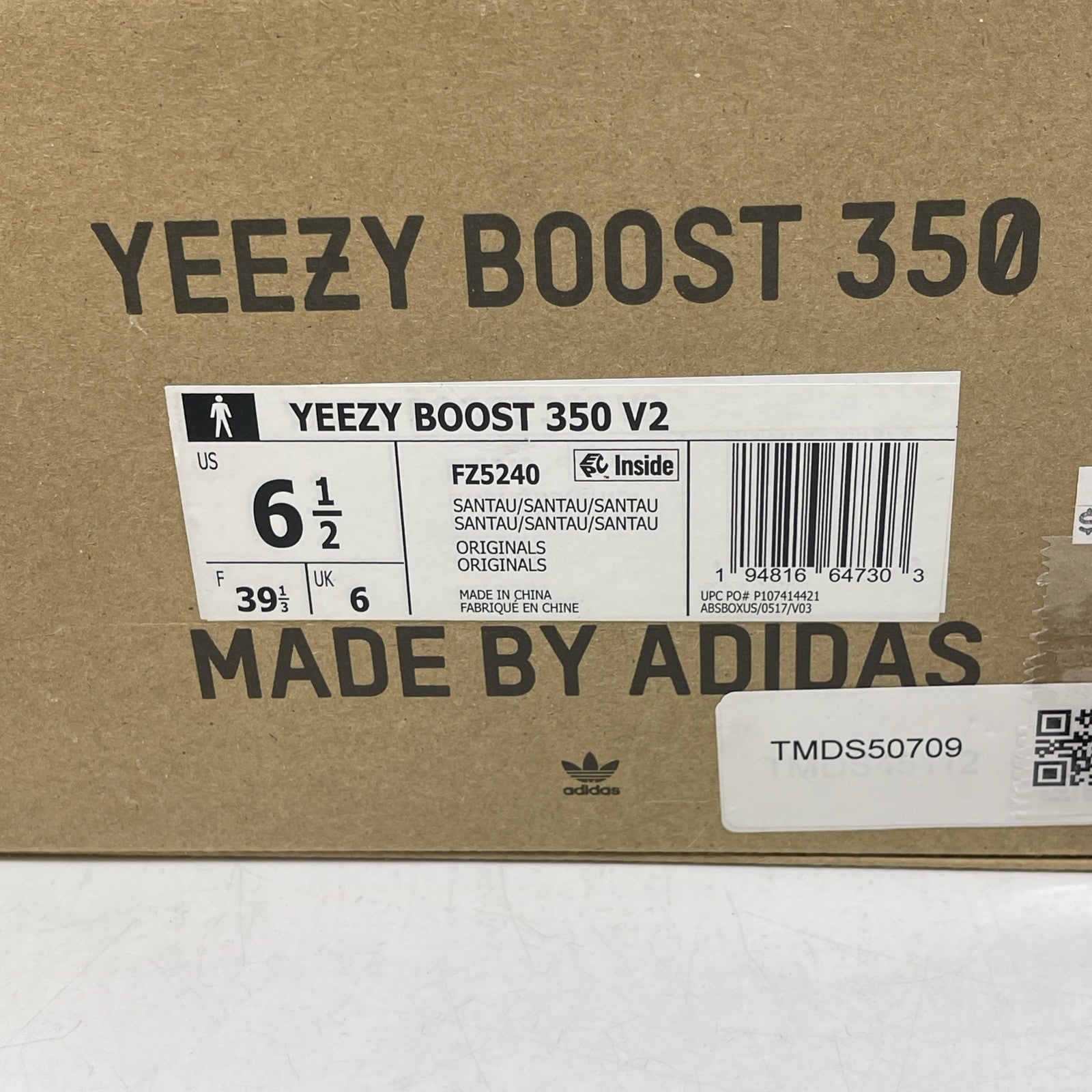 Size 6.5 - Yeezy Boost 350 V2 Sand Taupe Green Orange Suede (FZ5240)