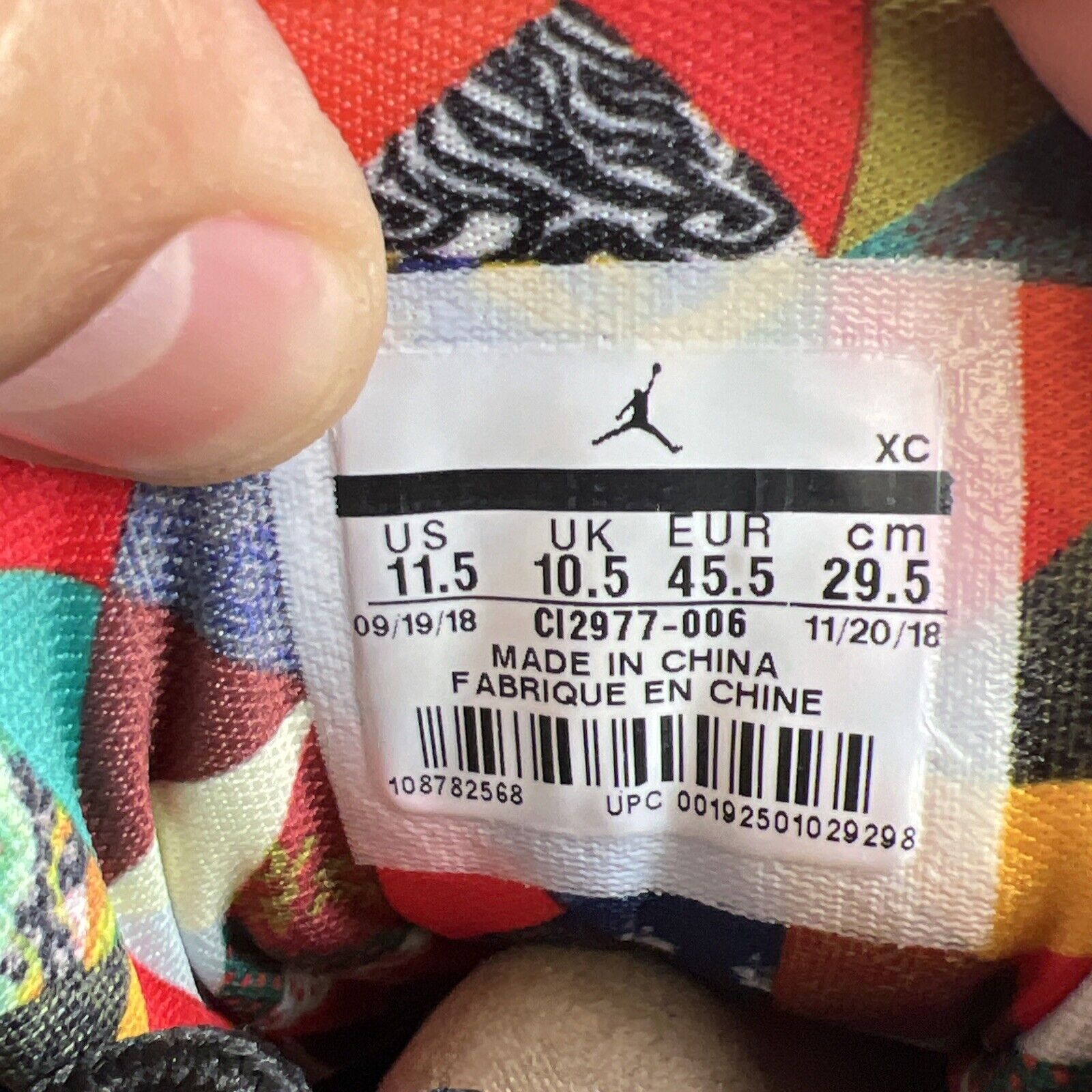 Size 11.5 - Air Jordan 12 Retro 2019 Chinese New Year White Black (CI2977-006)