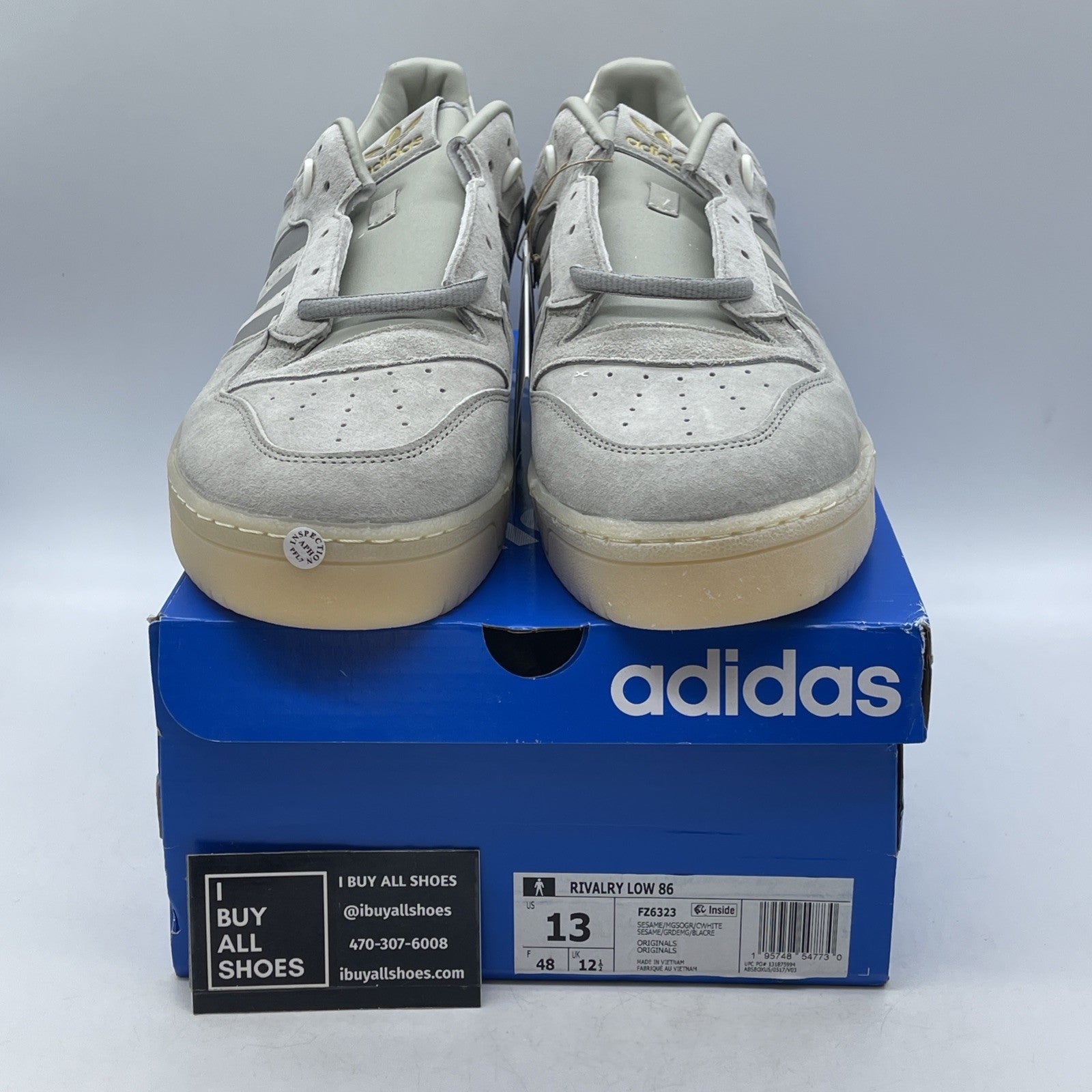 Size 13 - Adidas Rivalry 86 Low Sesame (FZ6323)