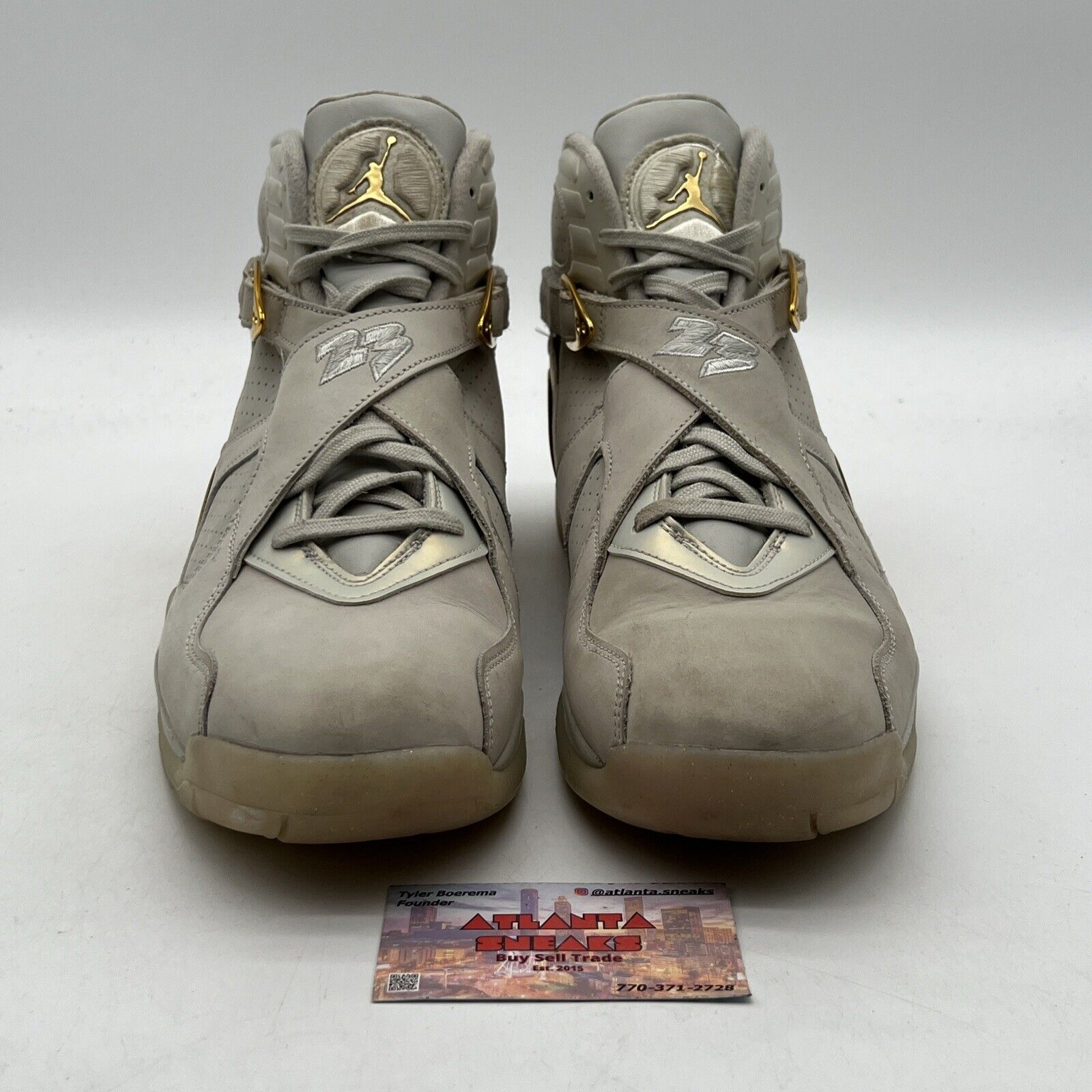 Size 12 - Air Jordan 8 Retro C&C Trophy Good Suede (832821-030)