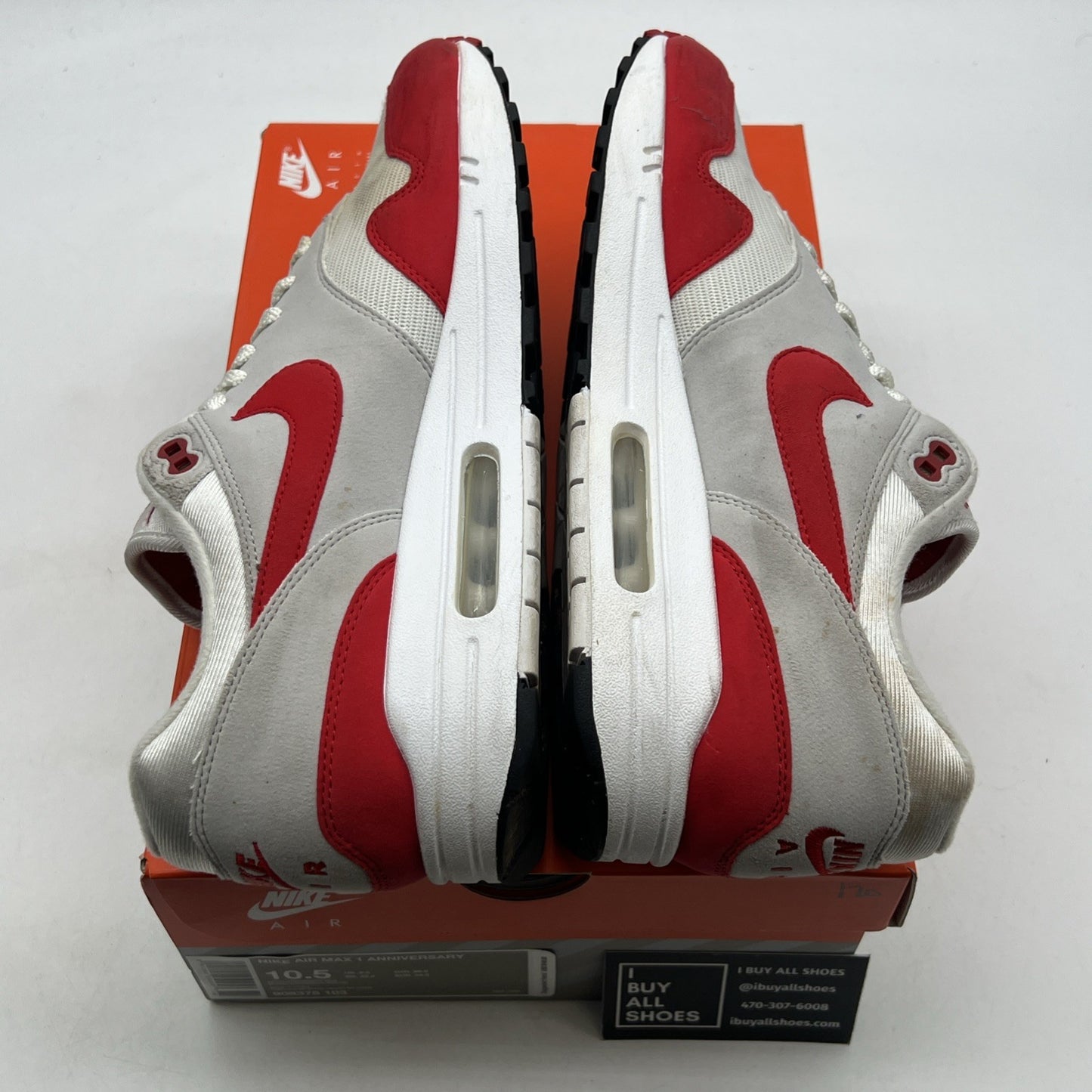 Size 10.5 - Nike Air Max 1 OG Anniversary 2017 (908375-103)