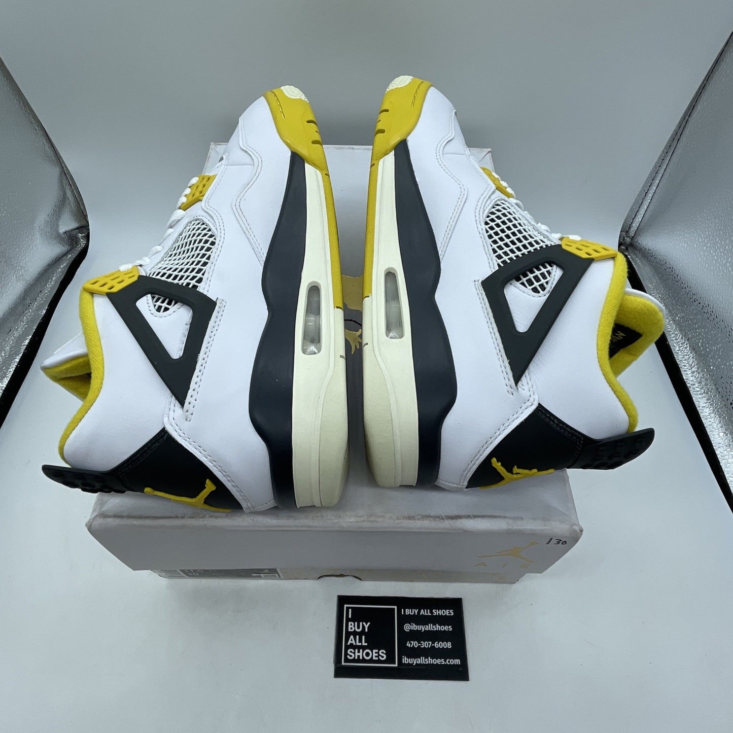 Size 11.5W - Air Jordan 4 Retro Vivid Sulfur (AQ9129-101)