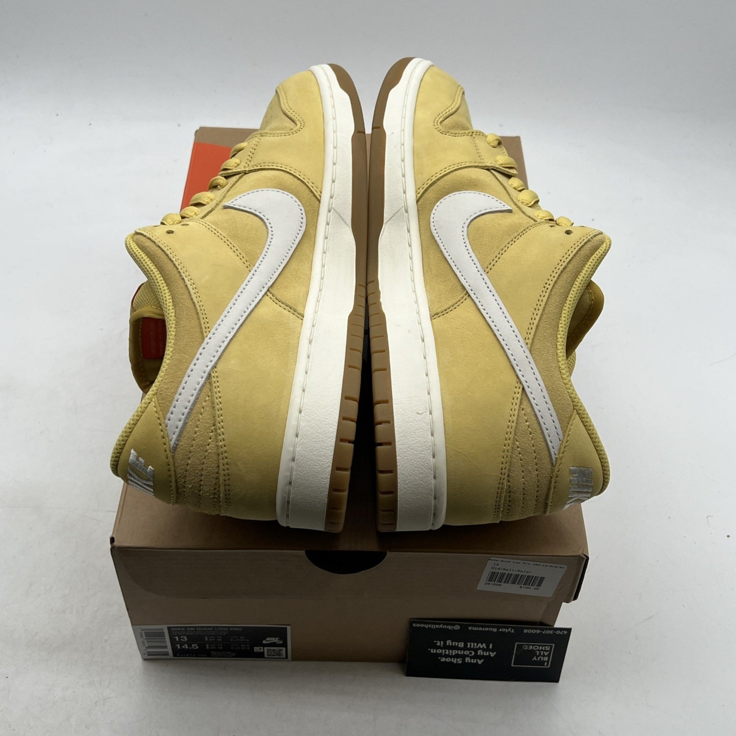 Size 13 - Nike SB Dunk Low Pro Saturn Gold / Sail - Saturn Gold (FJ1674-700)