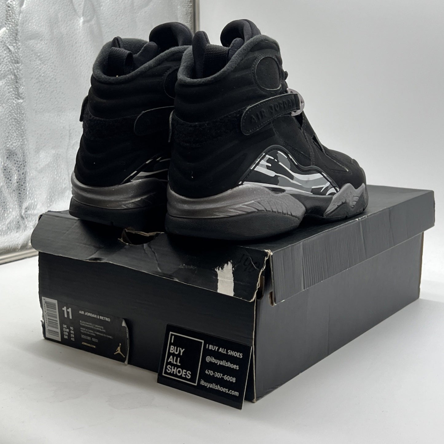 Size 11 - Air Jordan 8 Retro 2015 Chrome (305381-003)