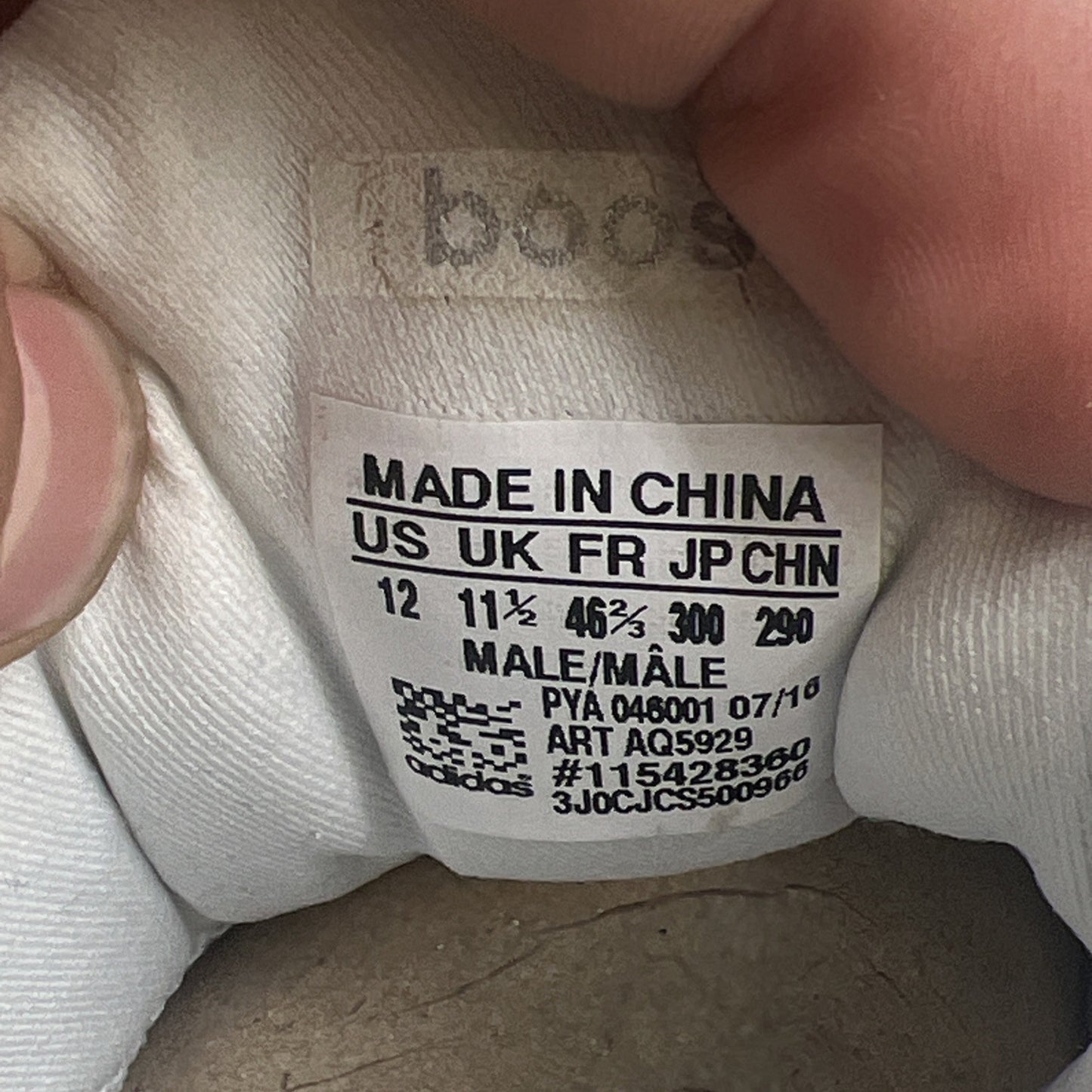 Size 12 - adidas UltraBoost 2.0 Triple White (AQ5929)