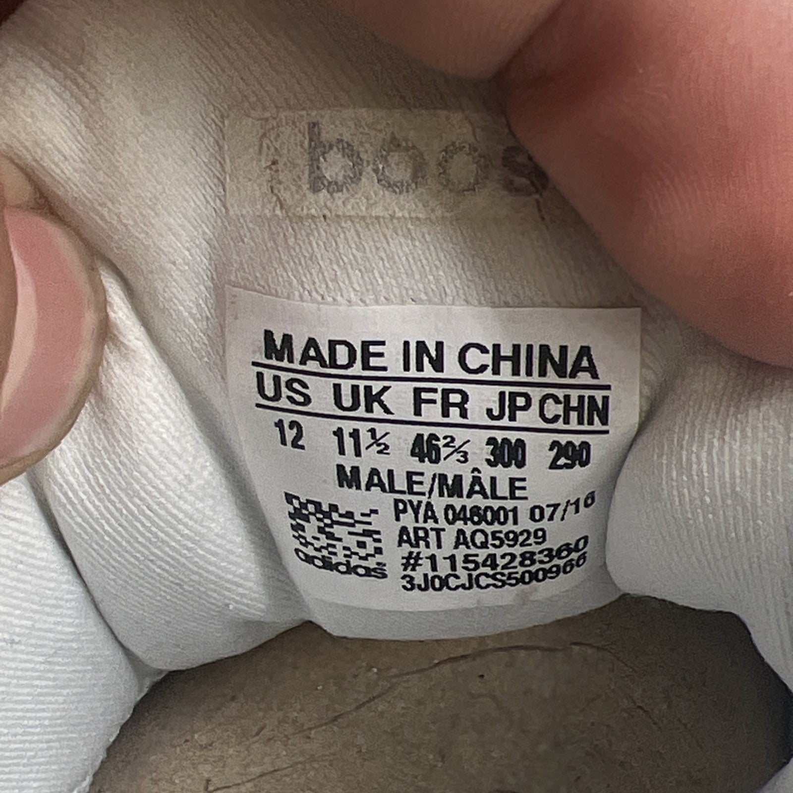 Size 12 - adidas UltraBoost 2.0 Triple White (AQ5929)