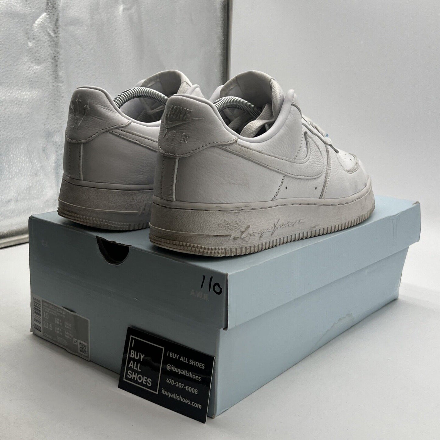 Size 10 - Nike Air Force 1 x NOCTA Low Certified Lover Boy (CZ8065-100)