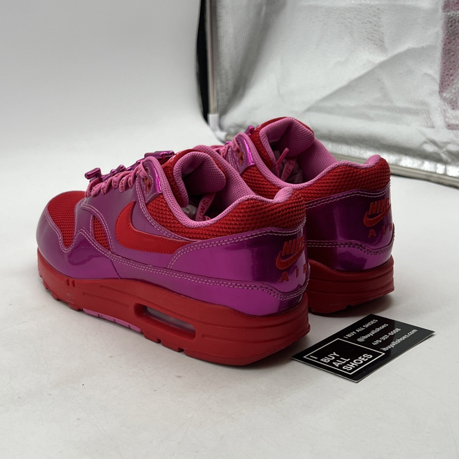 Size 10 - Nike Air Max 1 Premium Valentines Day Pack - Playful Pink (HV2301-600)