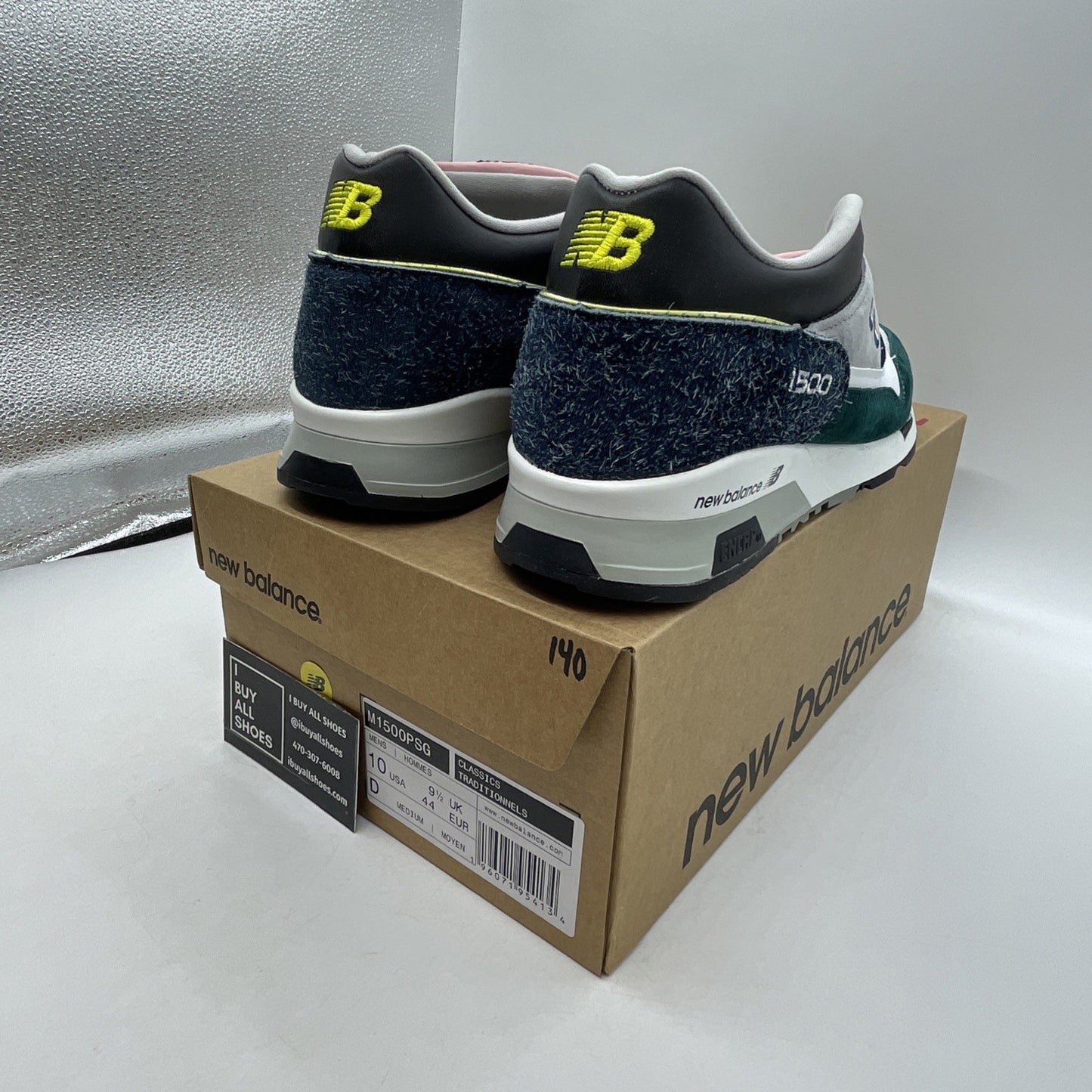 Size 10 - New Balance 1500 Made In England Pacific Majolica Blue (M1500PSG)