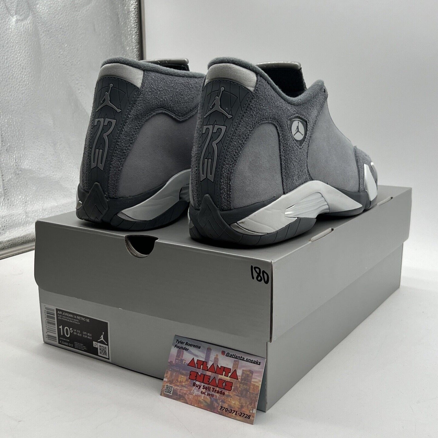 Size 10.5 - Jordan 14 Retro SE Flint Grey (FJ3460-012) Suede