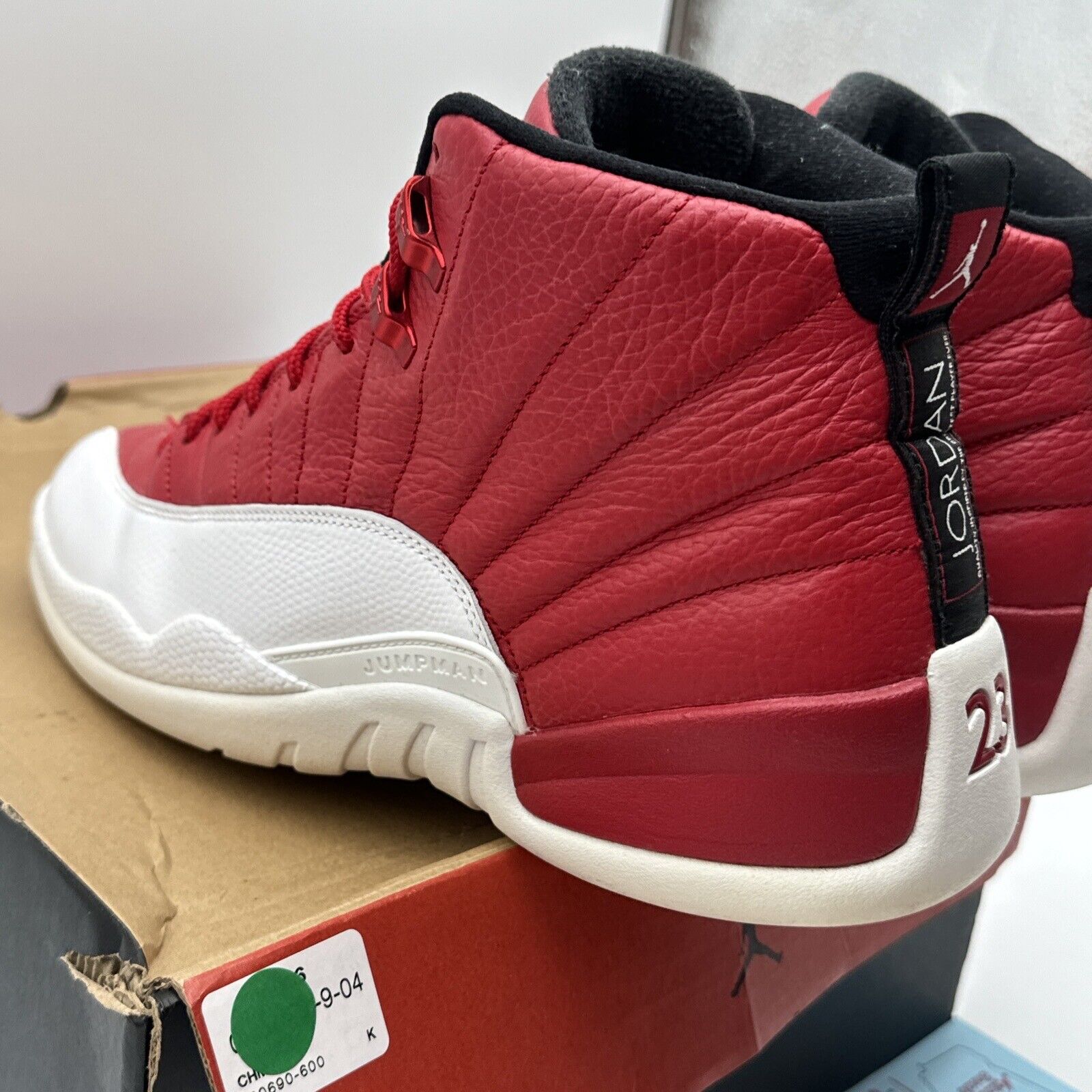 Size 11.5 - Jordan 12 Retro Gym Red 2016 Leather St John OG All Jumpan Trio