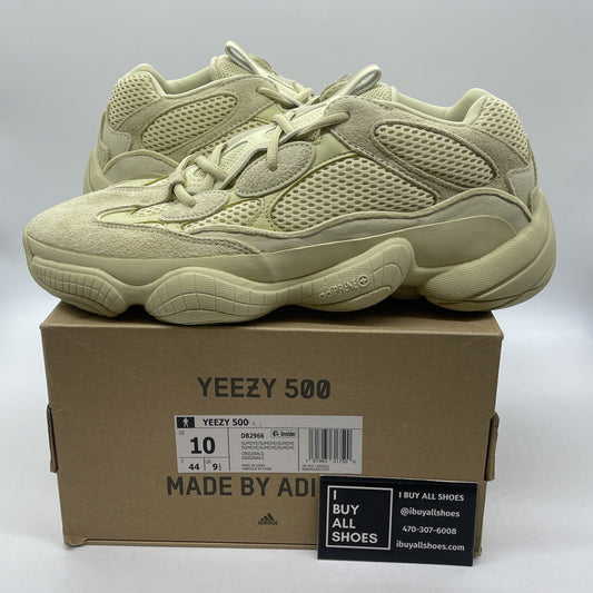 Size 10 - adidas Yeezy 500 Super Moon Yellow Suede Leather (DB2966)
