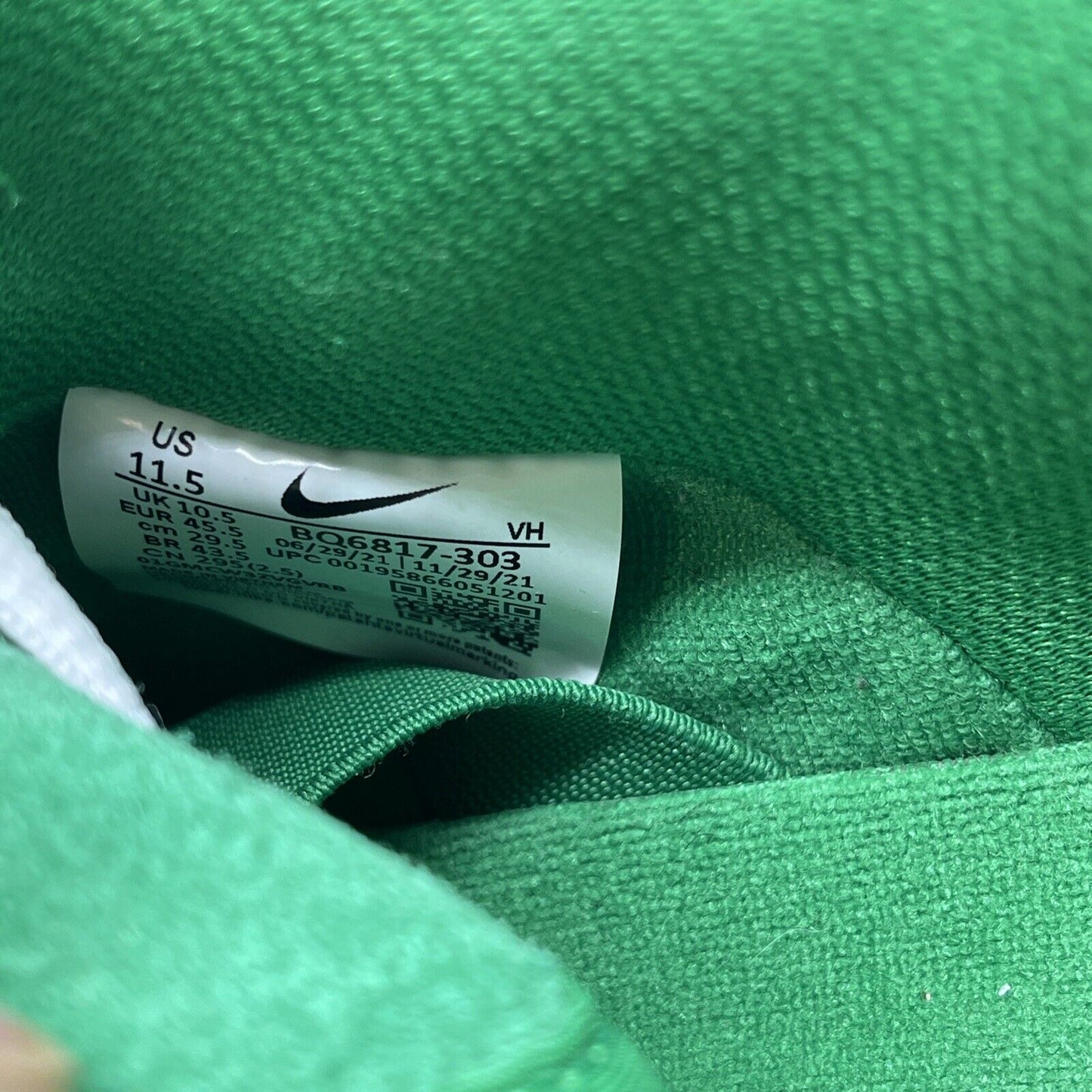 Size 11.5 - Nike SB Dunk Low Pro St. Patrick's Day 2022 Green White (BQ6817-303)