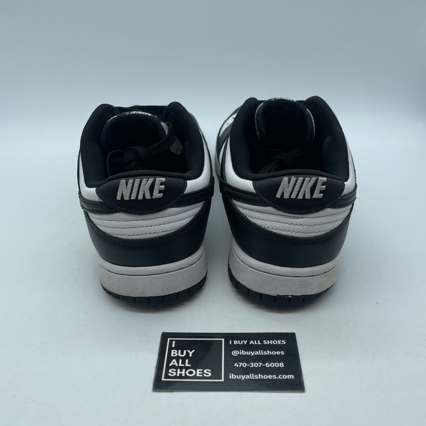 Size 11 - Nike Dunk Low Black White Leather (DD1391-100)