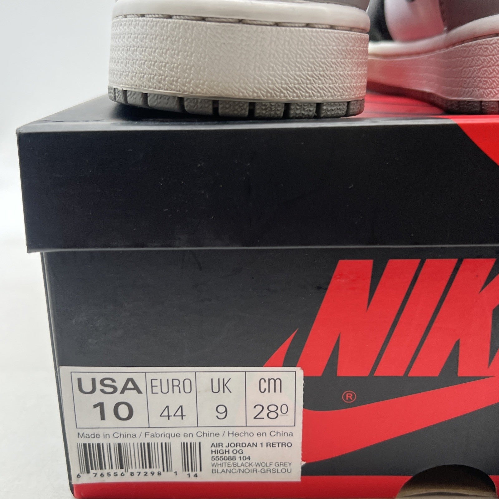 Size 10 - Air Jordan 1 Retro OG High Barons (555088-104)
