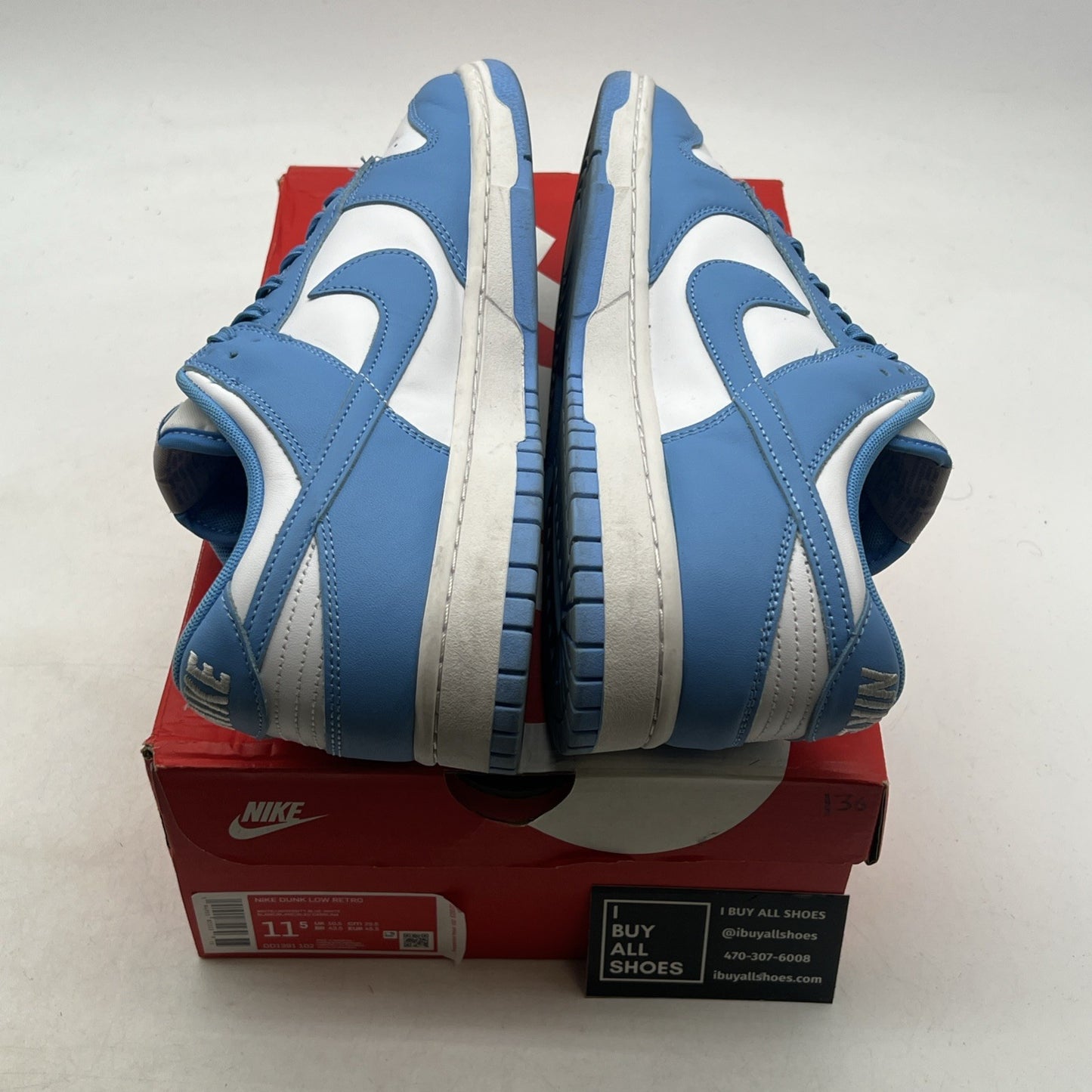 Size 11.5 - Nike Dunk Low University Blue (DD1391-102)