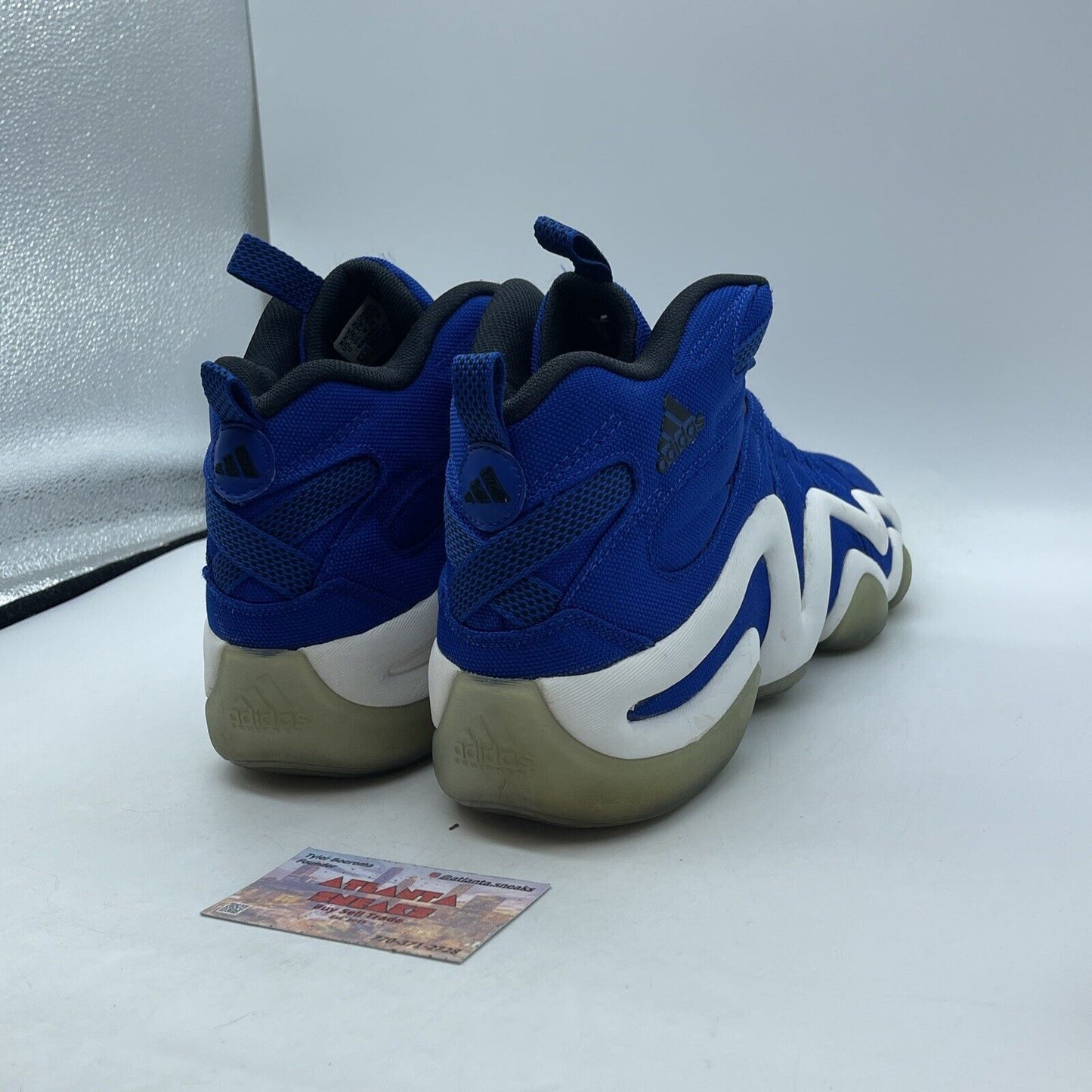 Size 13 - adidas Crazy 8 Blue White Suede Leather (S84004)