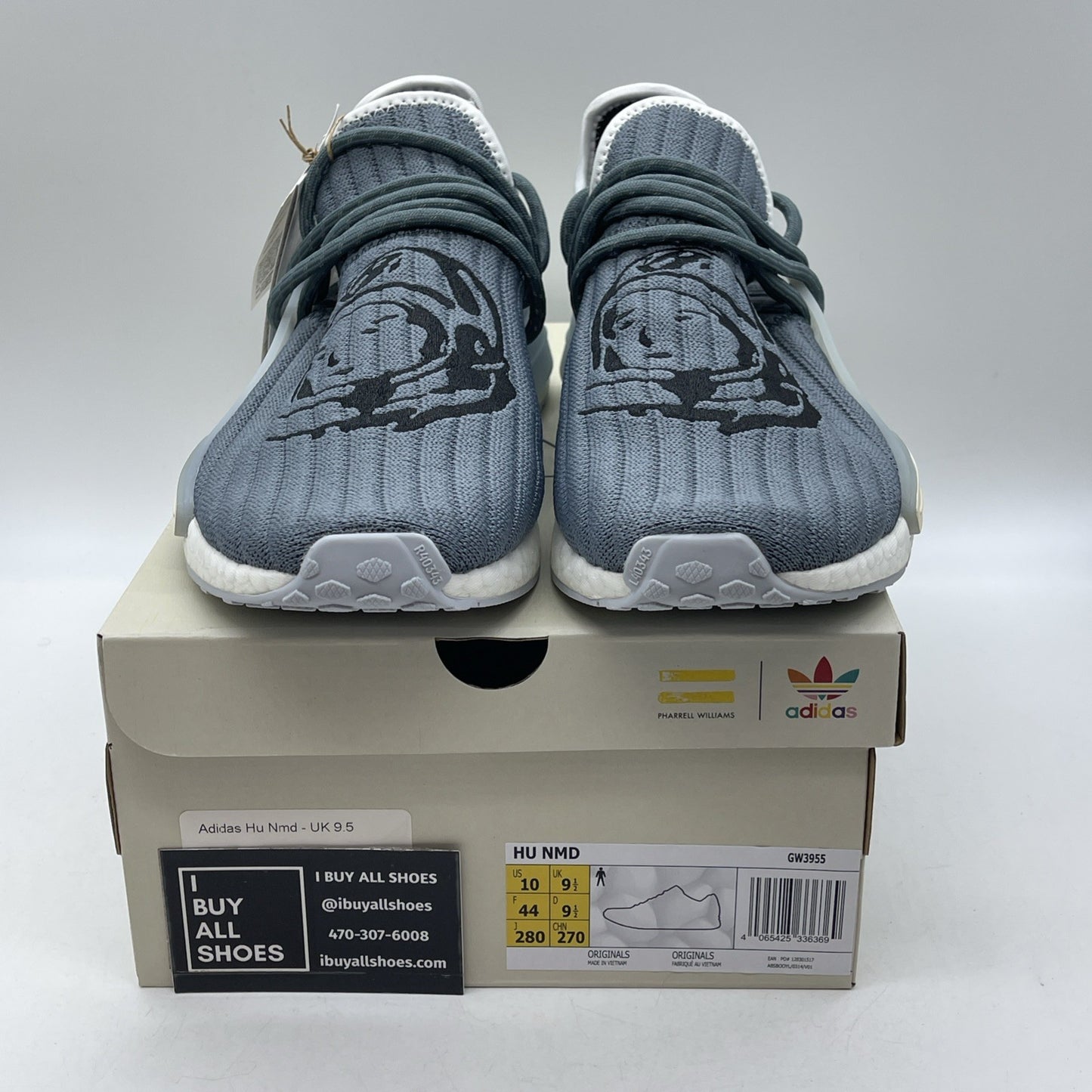 Size 10 - adidas BBC Ice Cream x Pharrell x NMD Human Race Astronaut (GW3955)
