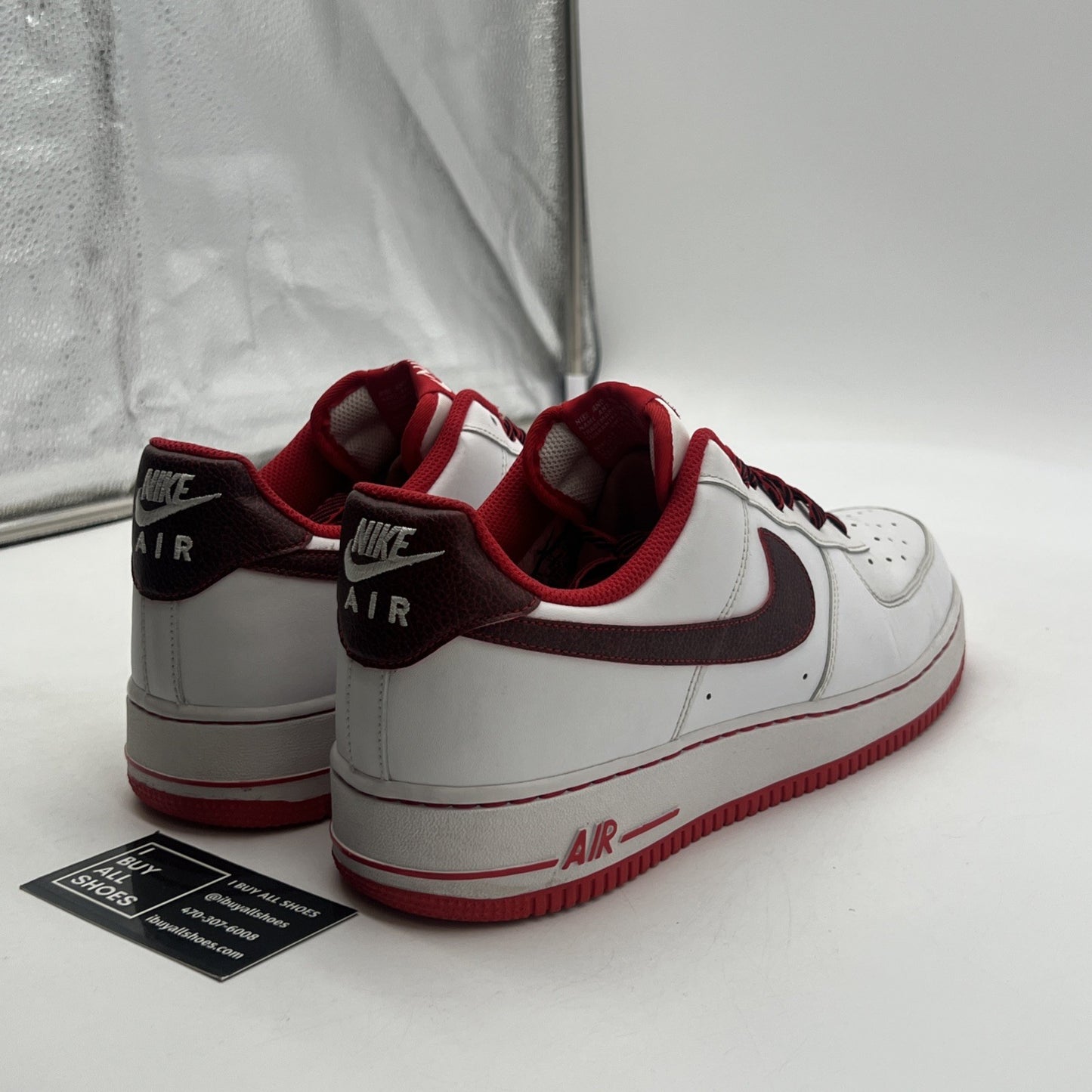 Size 12 - Nike Air Force 1 Low White (488298-139)