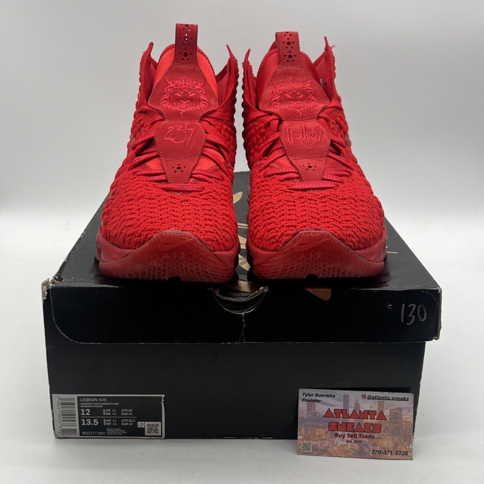 Size 12 - Nike LeBron 17 Red Carpet  (BQ3177-600)