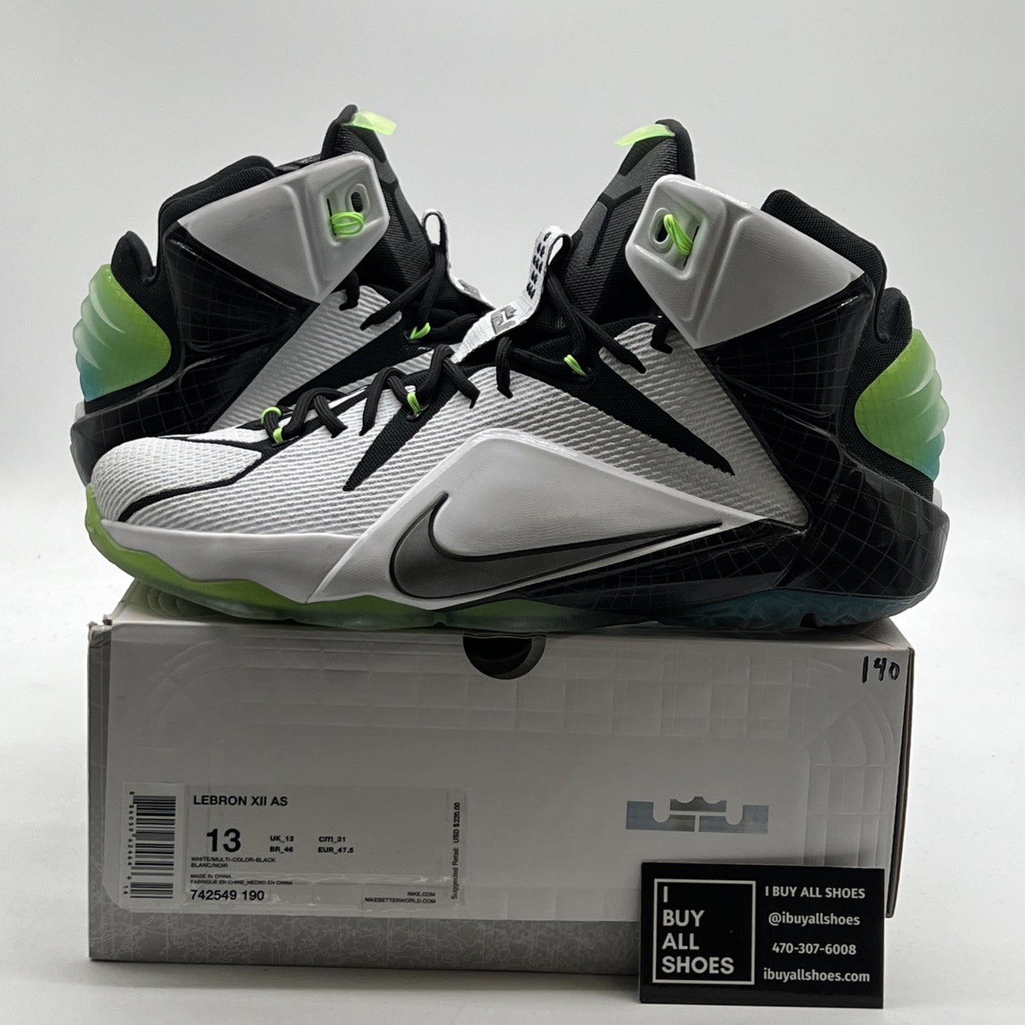 Size 13 - Nike LeBron 12 All Star (742549-190)